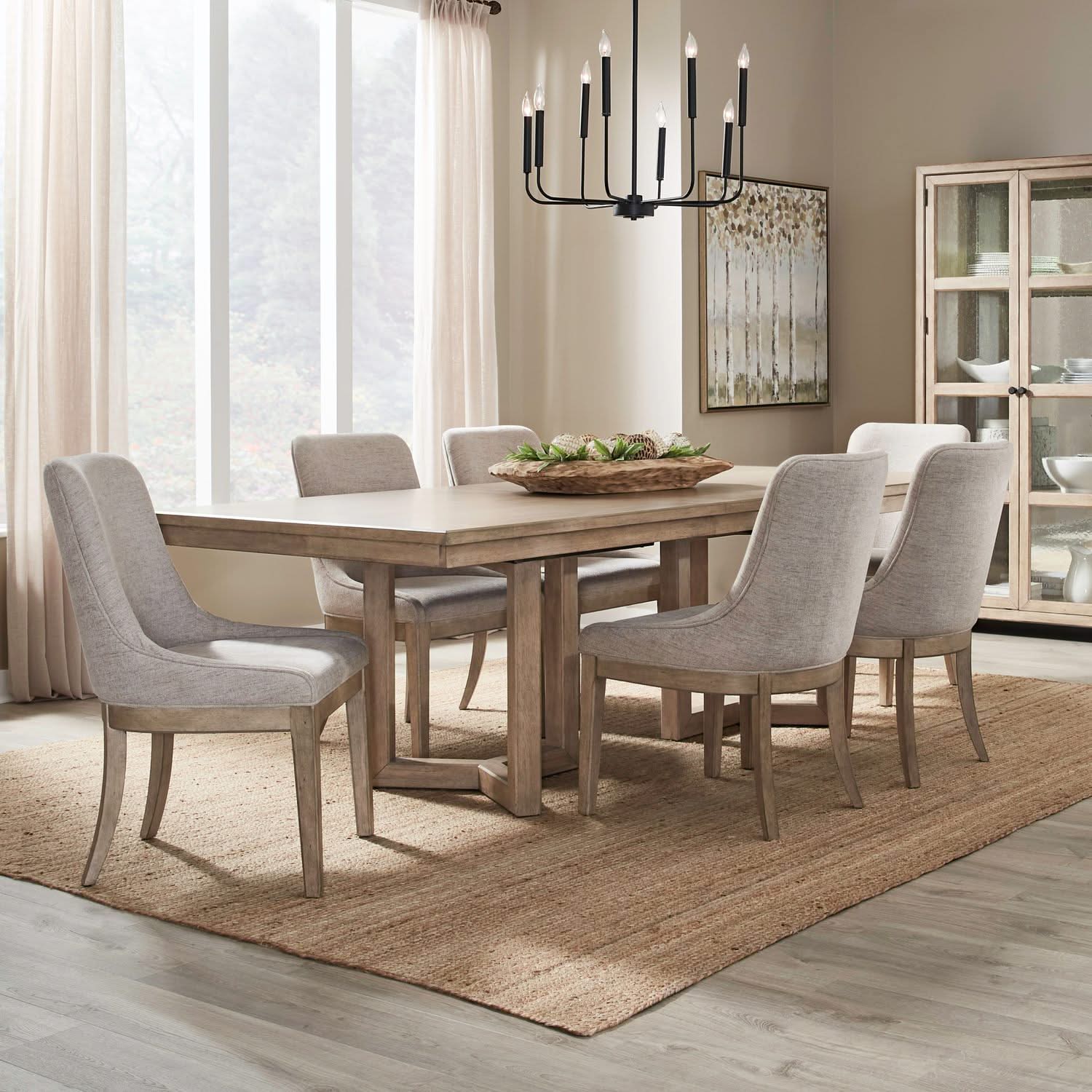 Proximity Place - Double Pedestal Table Set - Image 3