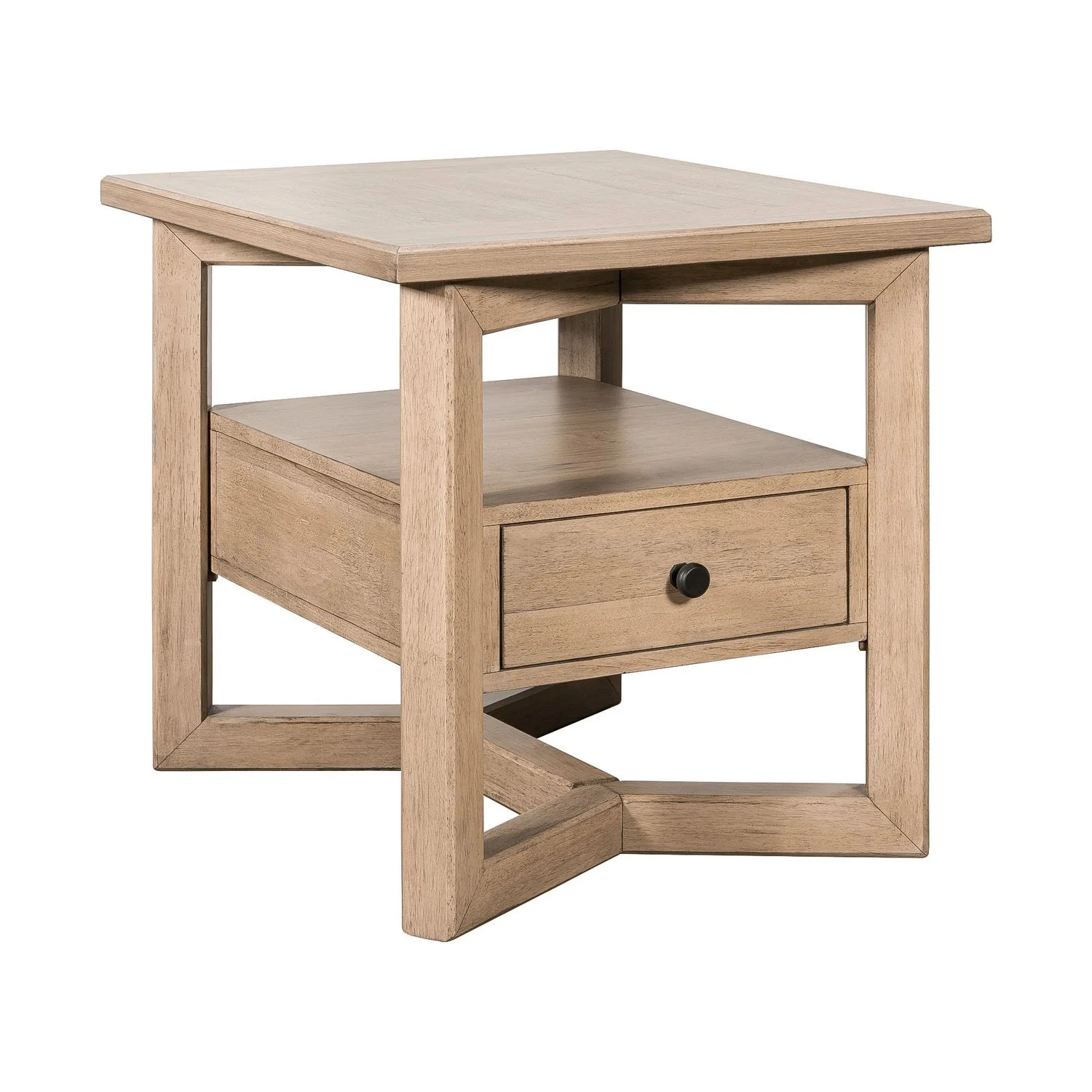Proximity Place - Rectangular End Table - Barley Buff - Image 4