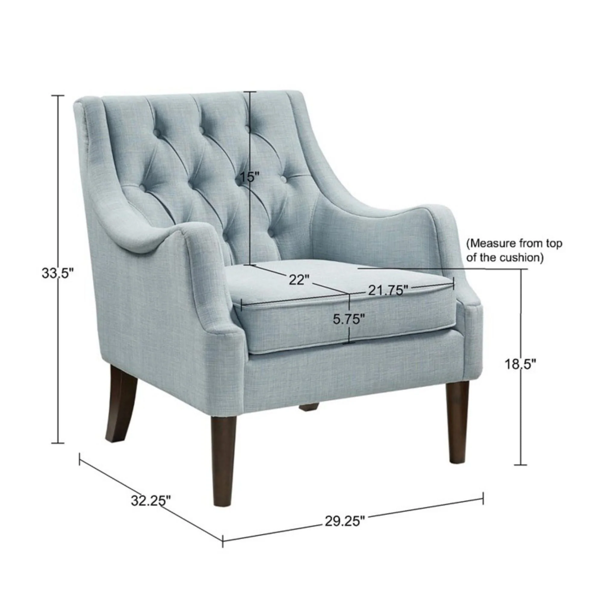 Qwen - Button Tufted Accent Chair - Image 4