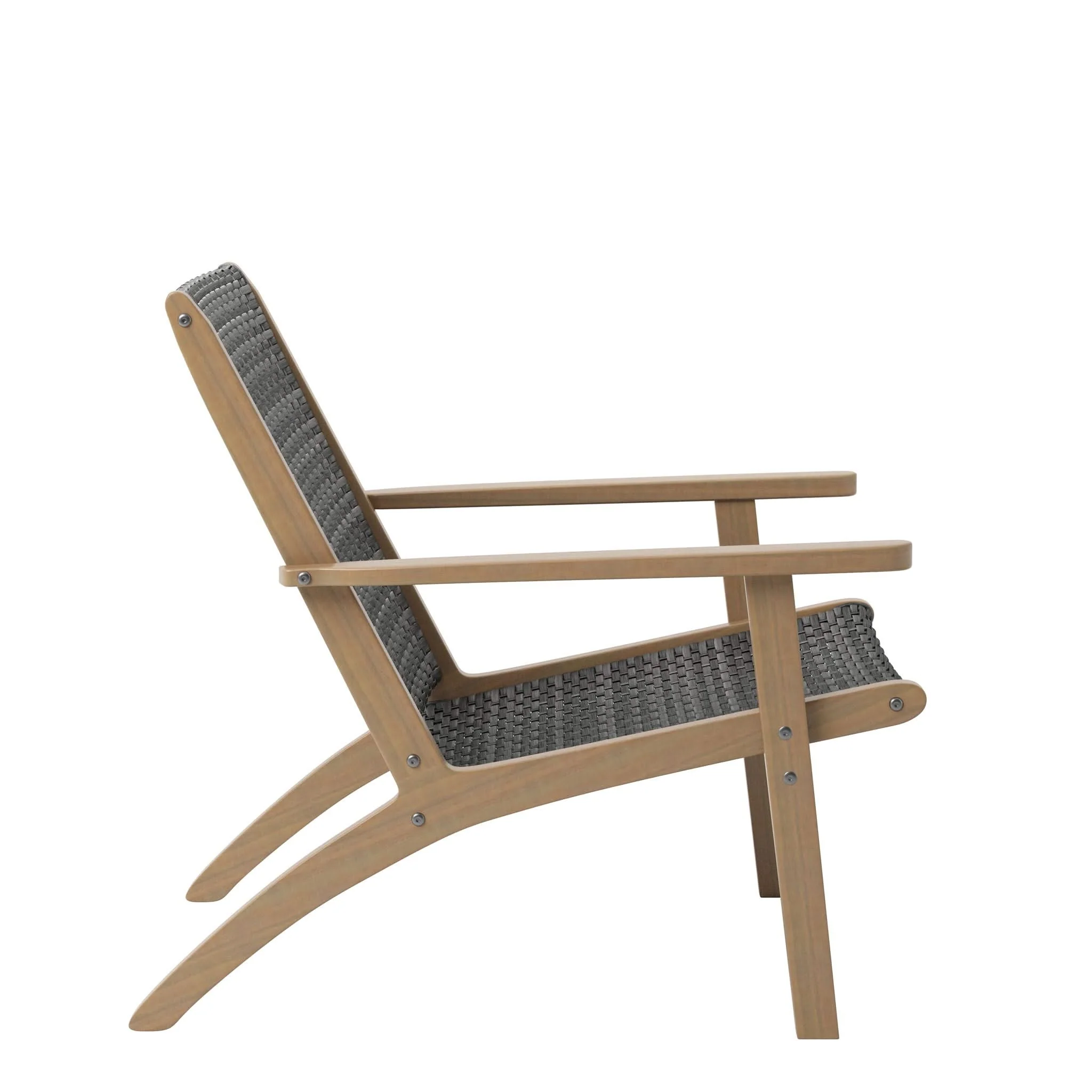 Radius - 3 Piece Outdoor (2 Chairs & End Table) - Gray - Image 4
