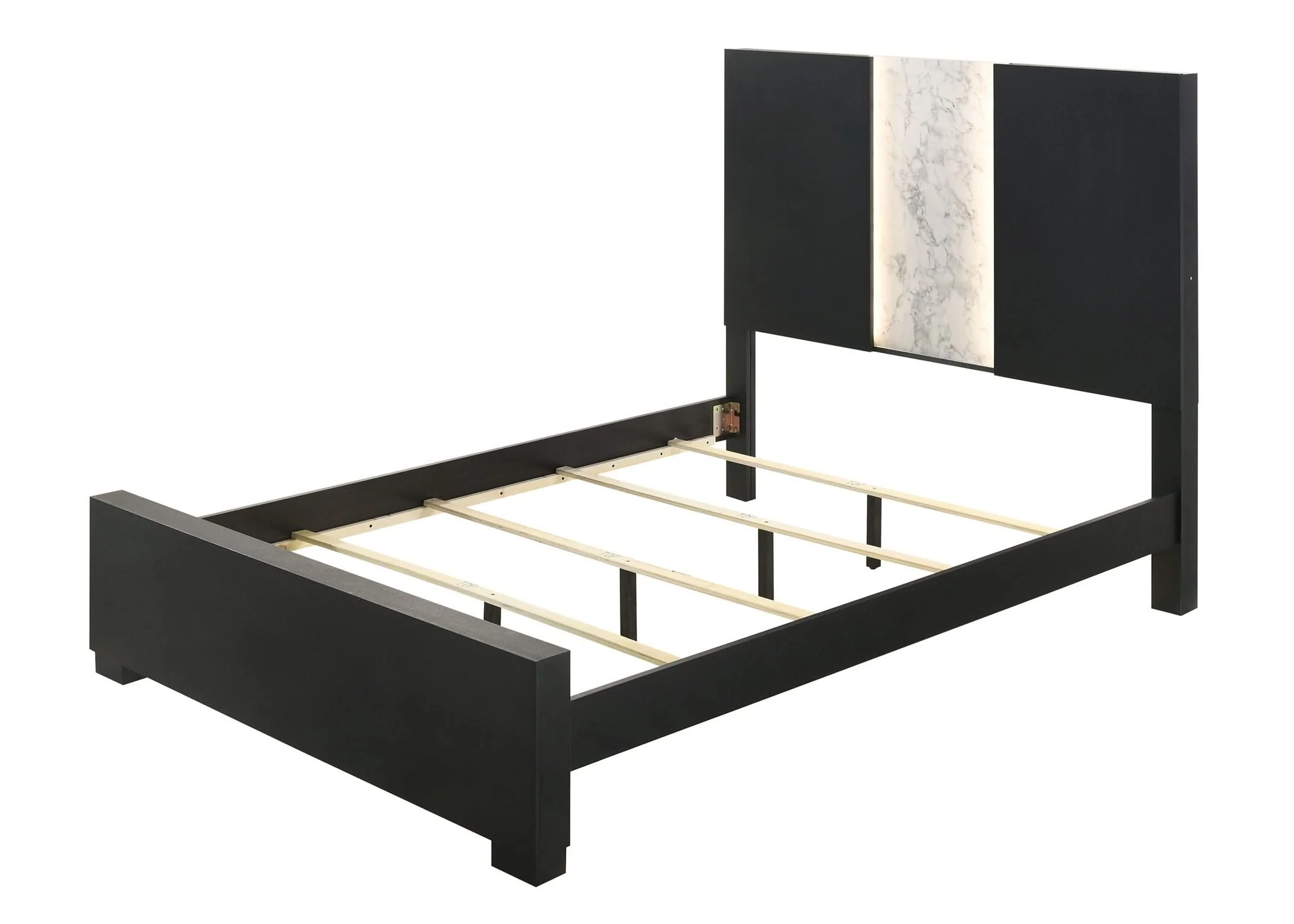Rangley - King 4 Piece Bedroom Set - Black - Image 3
