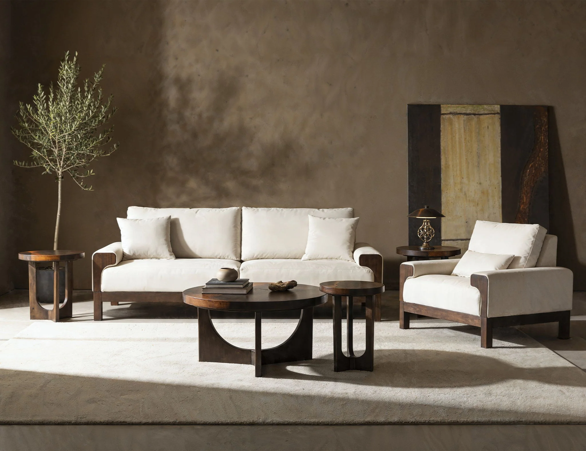 Raramuri - Armchair - White / Dark Brown - Image 2