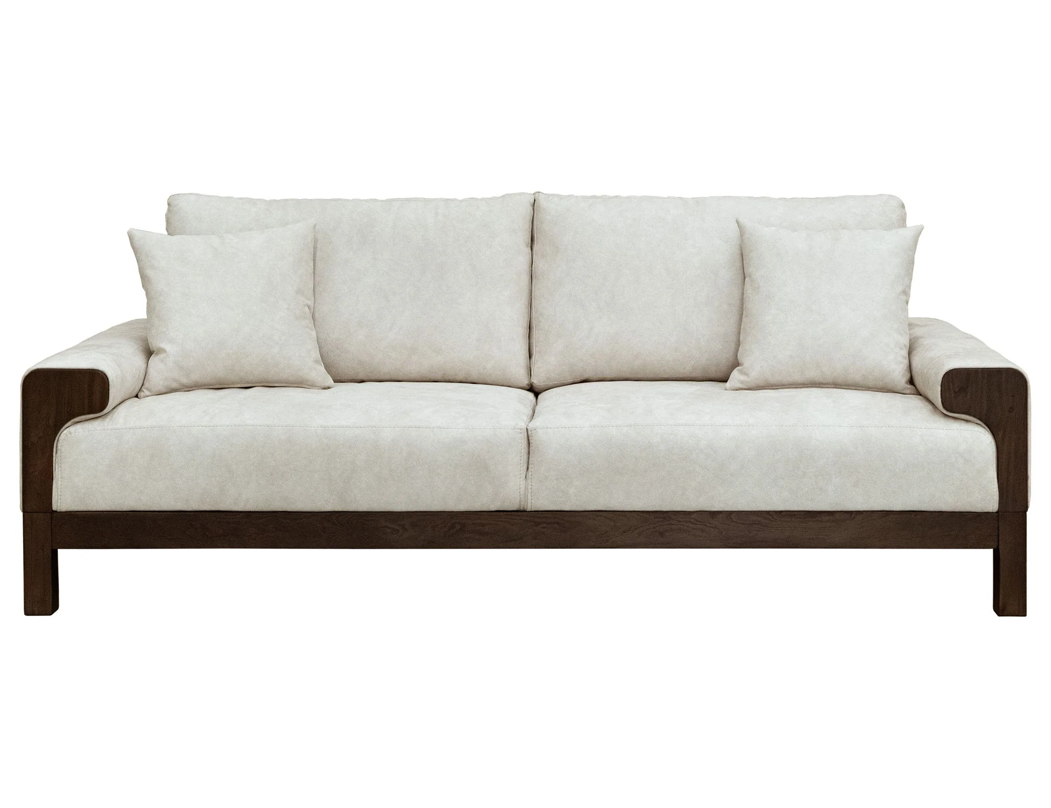 Raramuri - Sofa - White / Dark Brown - Image 4