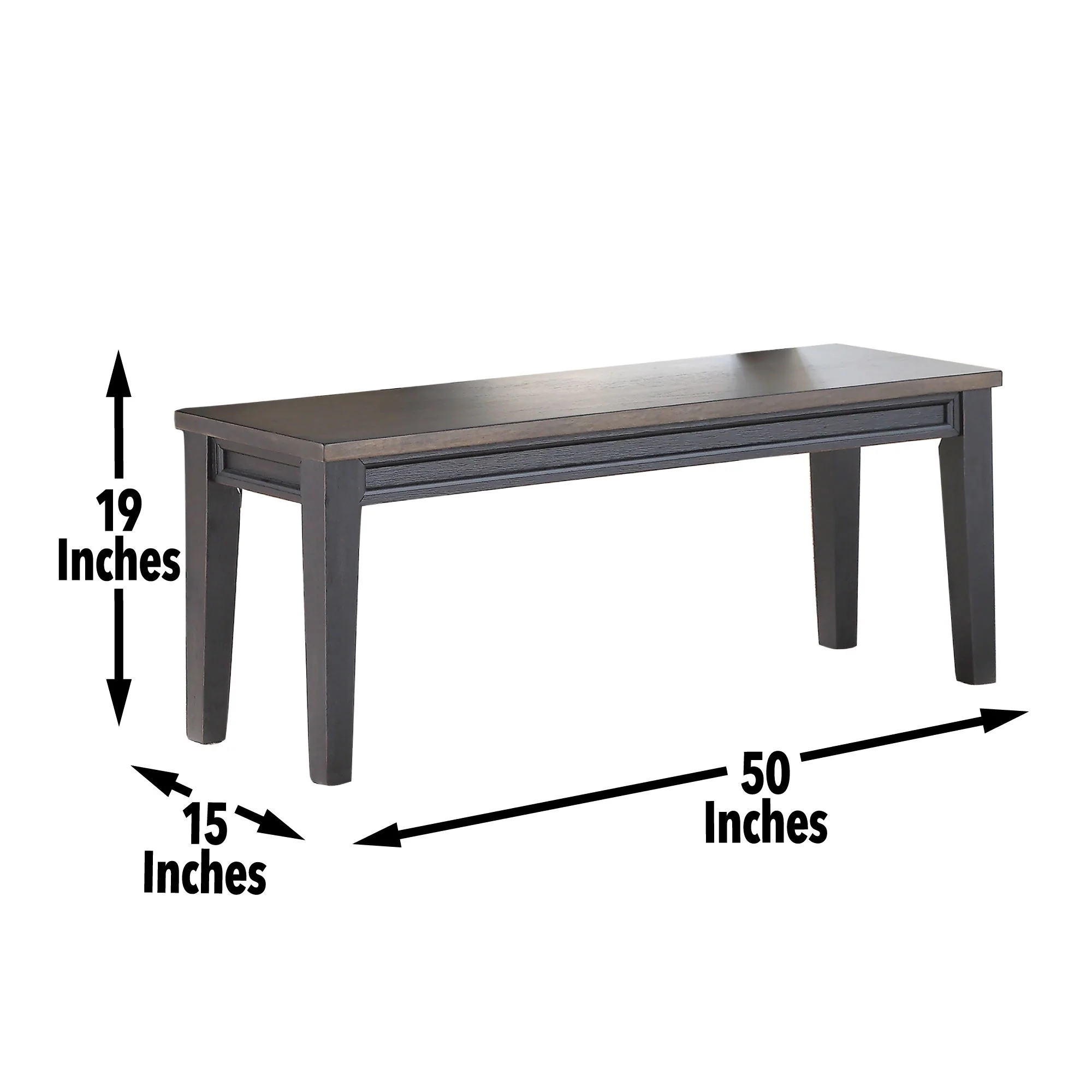 Raven - Noir Bench - Dark Brown - Image 3