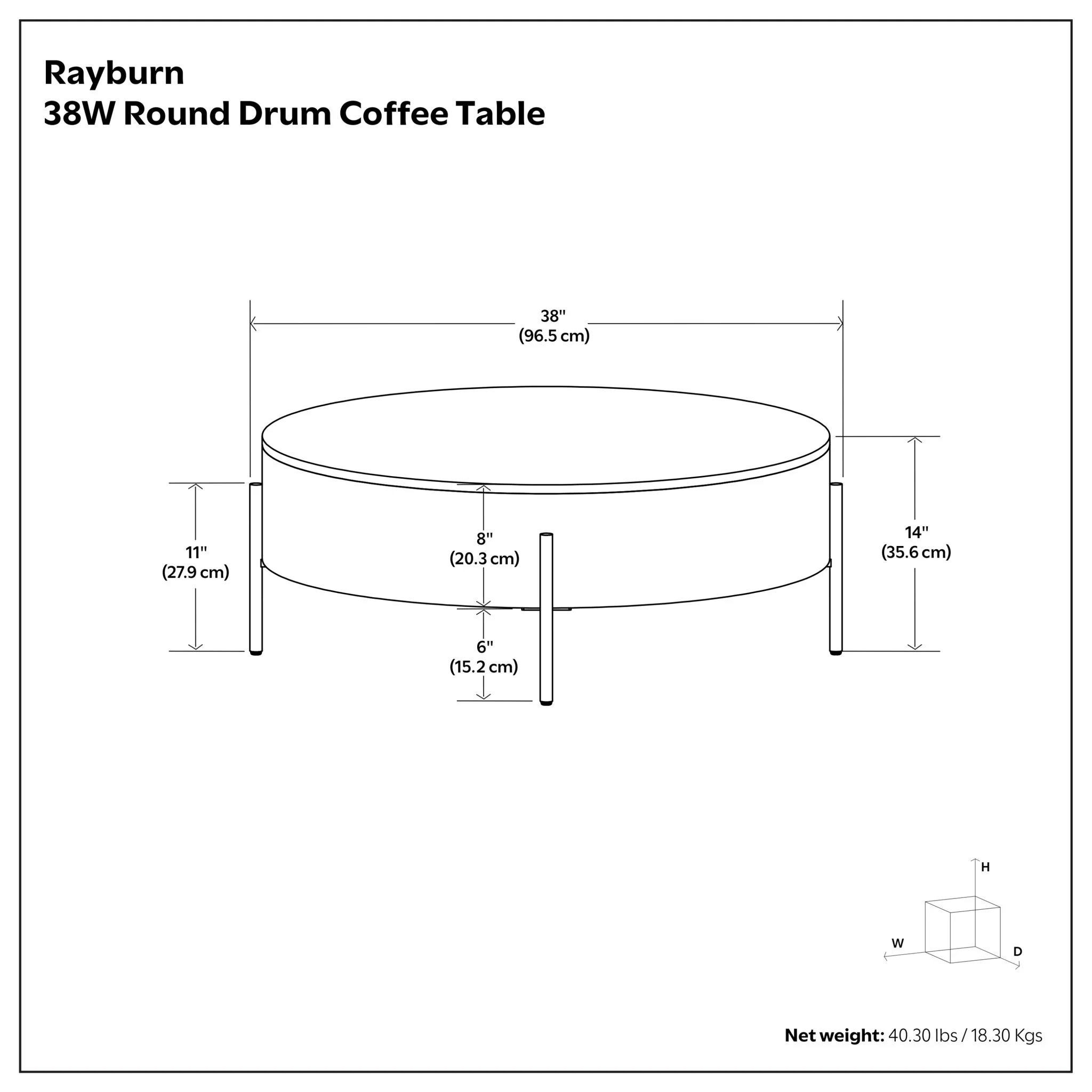 Rayburn - Drum Table - Image 4