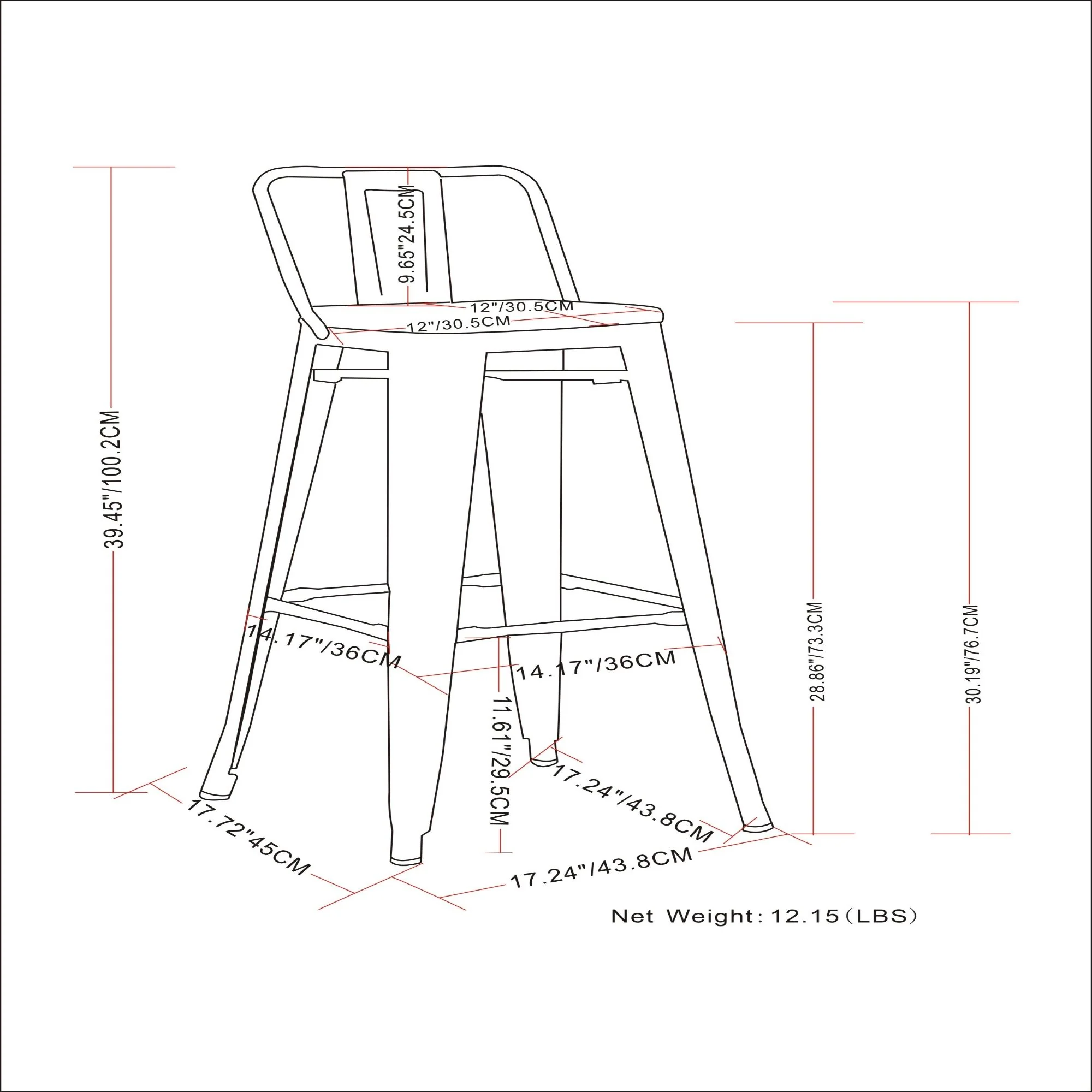 Rayne - Multifunctional Metal Stool - Image 24