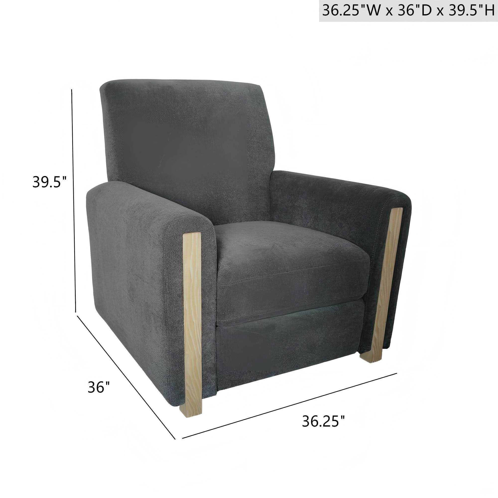 Recliner Chair - Gray - Image 2