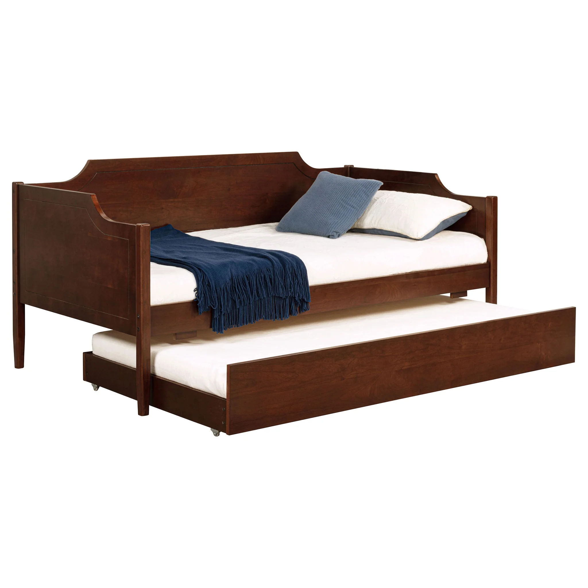 Redding Wood Twin Daybed With Trundle Cherry - Image 2