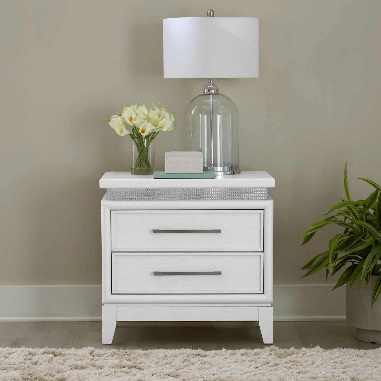 Reflections - Nightstand With Charging Station - Image 4