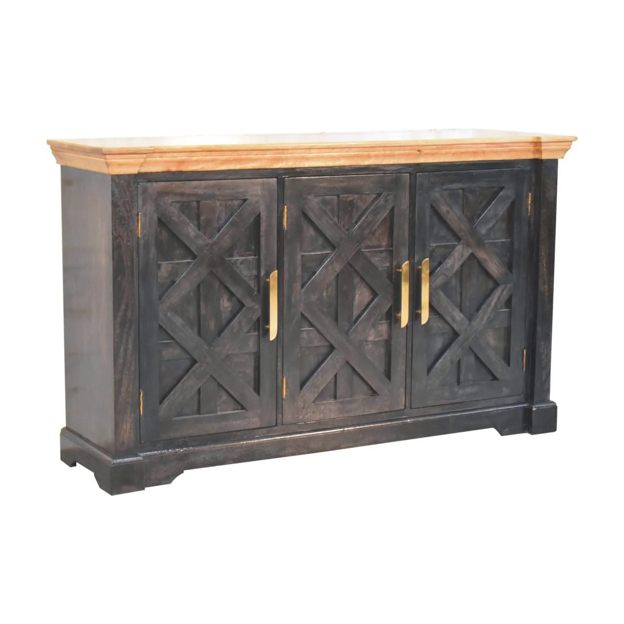 Regal - Rustic Sideboard - Black - Image 4