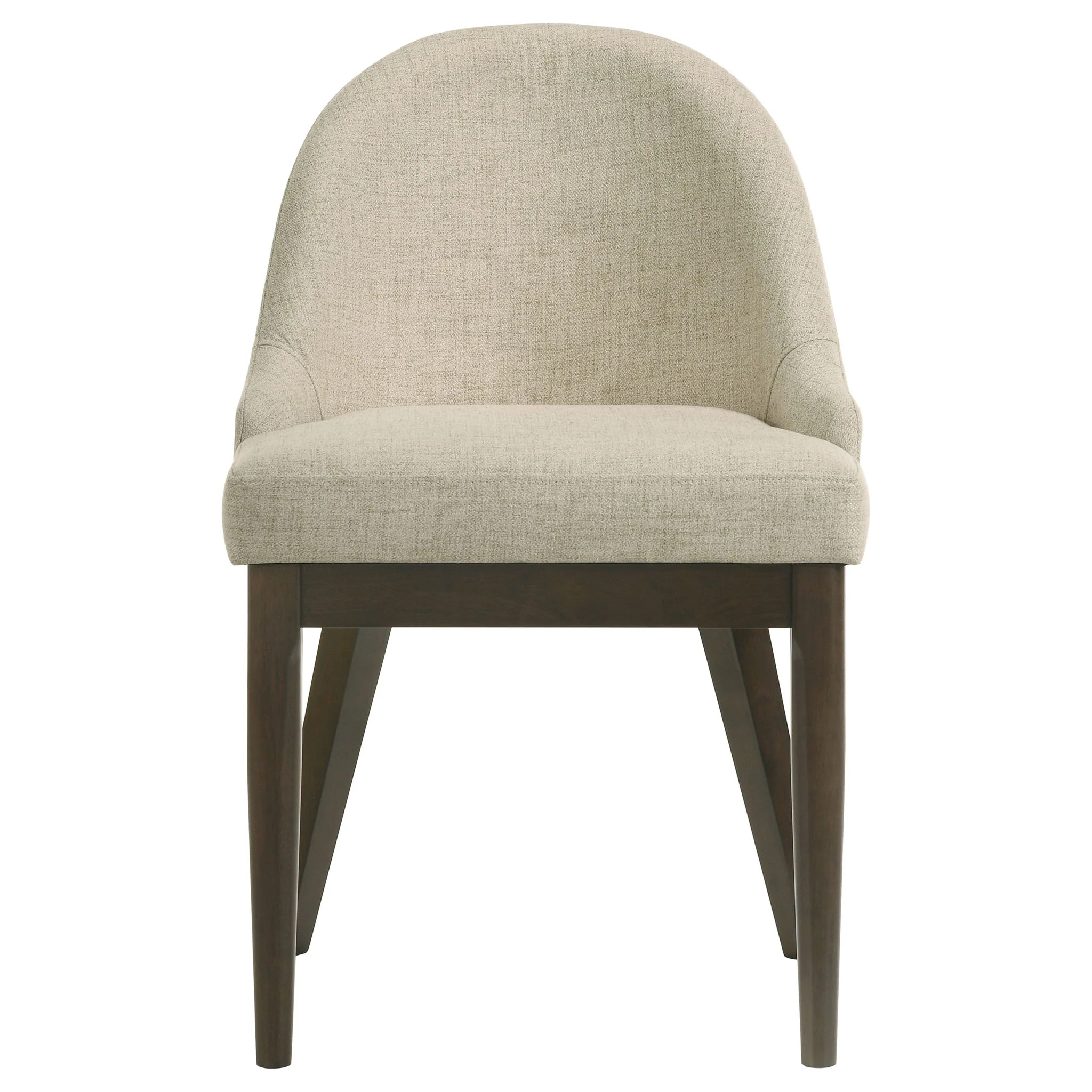 Reseda Upholstered Dining Side Chair Beige (Set of 2) - Image 3