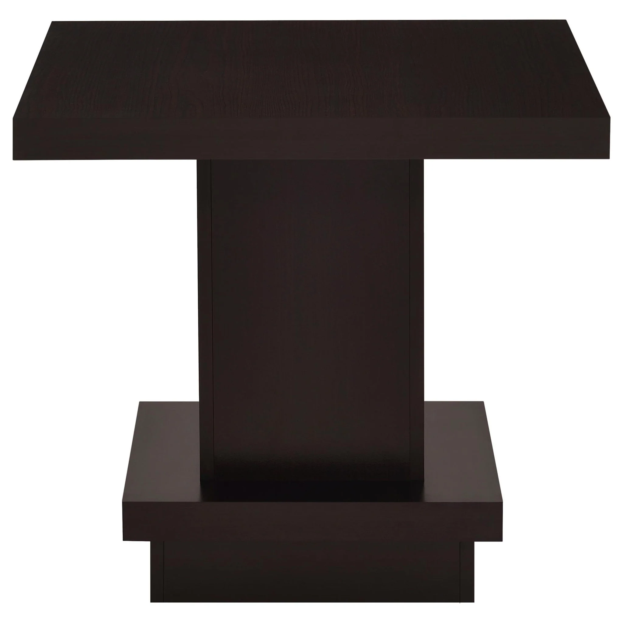 Reston 2-piece Square Coffee and End Table Set Cappuccino - Image 4