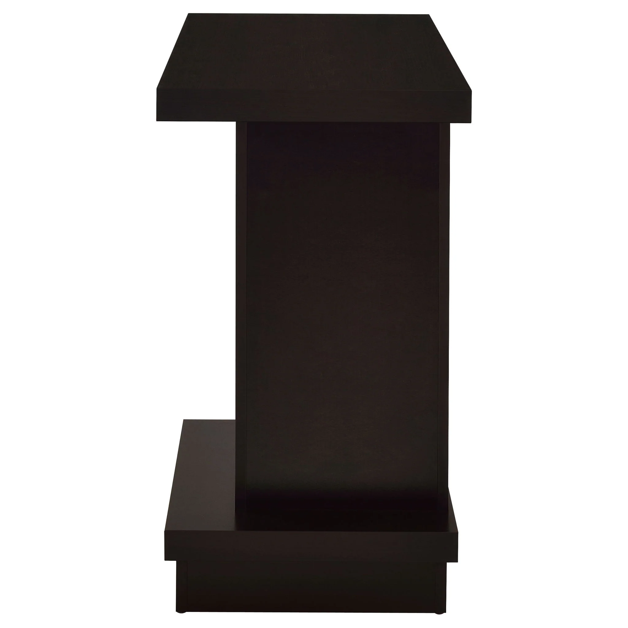 Reston Engineered Wood Pedestal Console Table Cappuccino - Image 3