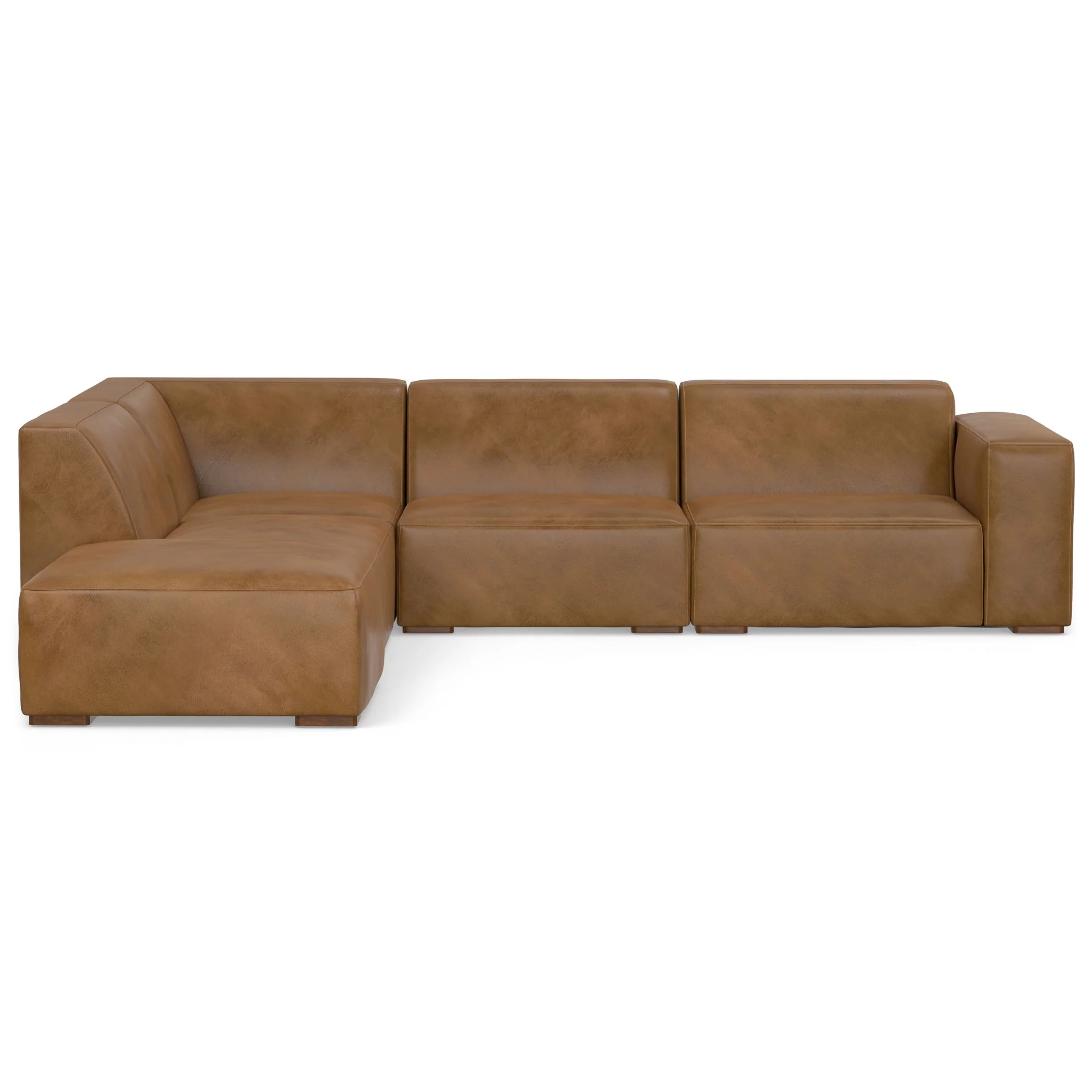 Rex - Handcrafted Sectional Sofa And Ottoman - Image 7