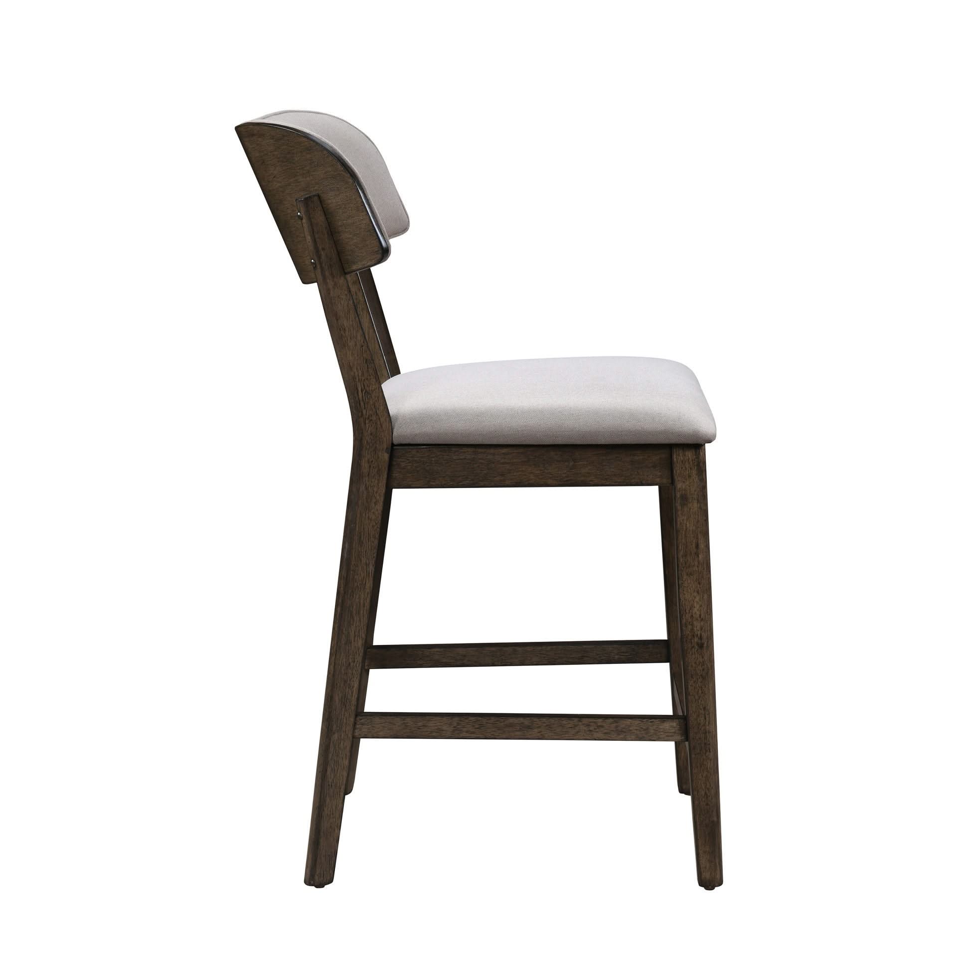 Rex - Open Back Counter Chair (Set of 2) - Brown - Image 2