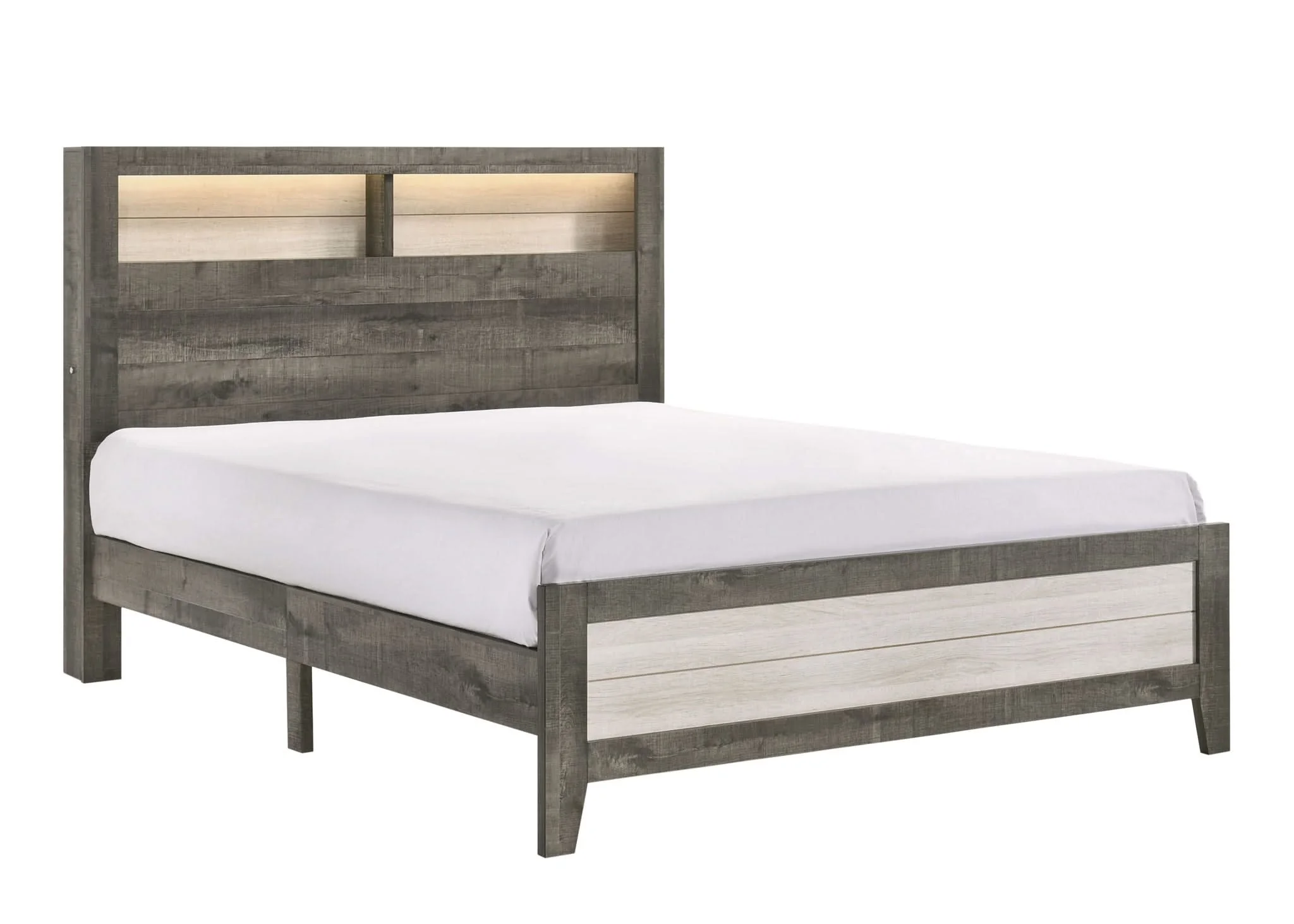Rhett - King 4 Piece Bedroom Set - Chalk / Gray - Image 3