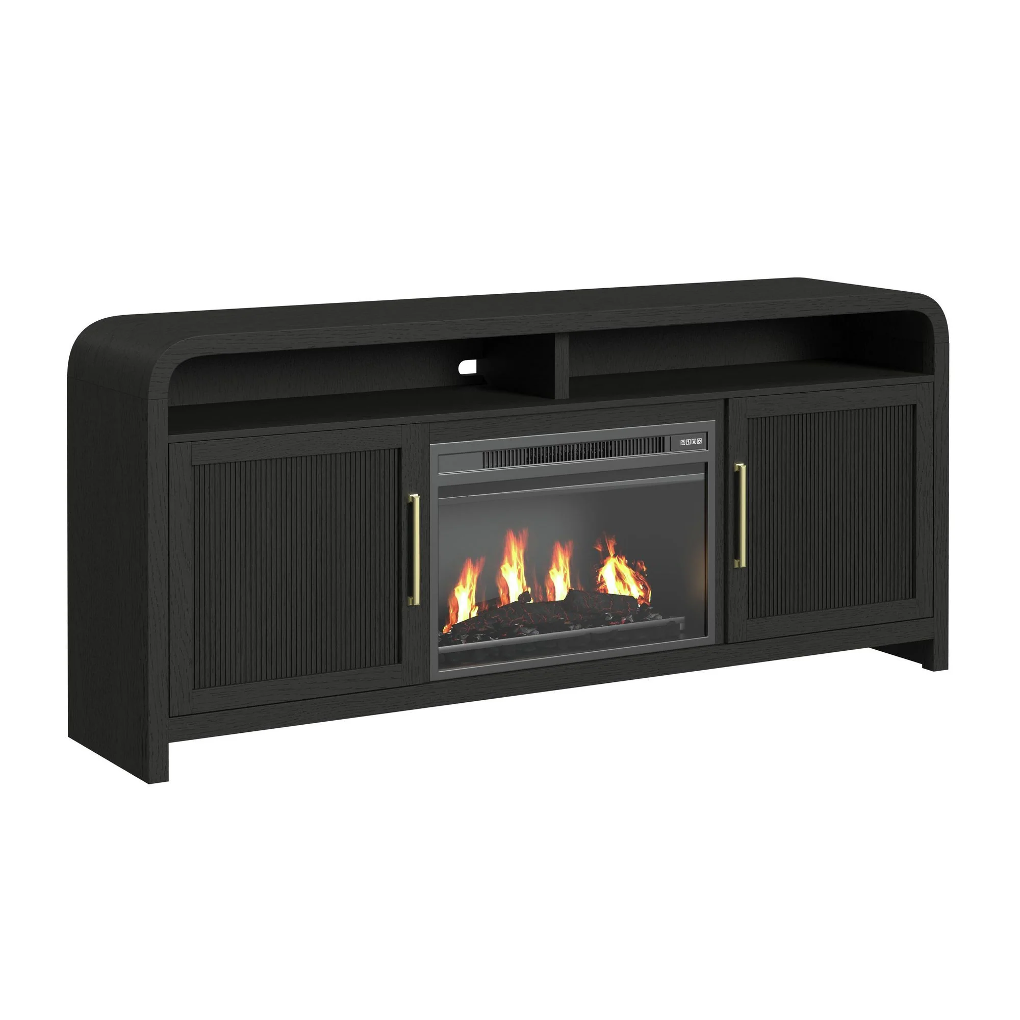 Ridgemont - 4 Piece Entertainment Unit With 70" TV Console - Image 3