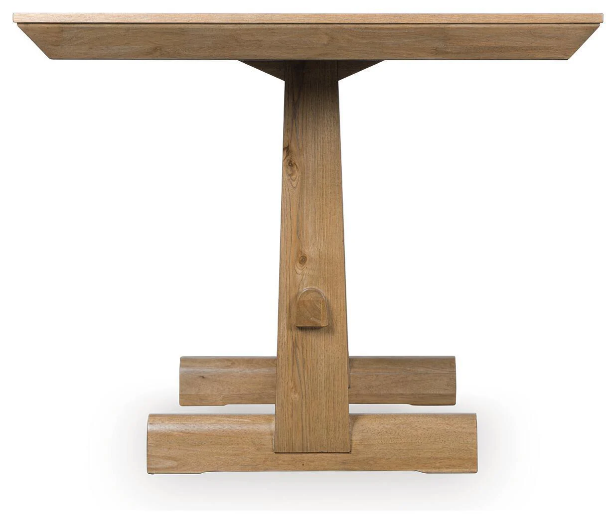 Ridgester - Rectangular Dining Room Counter Table - Light Brown - Image 4