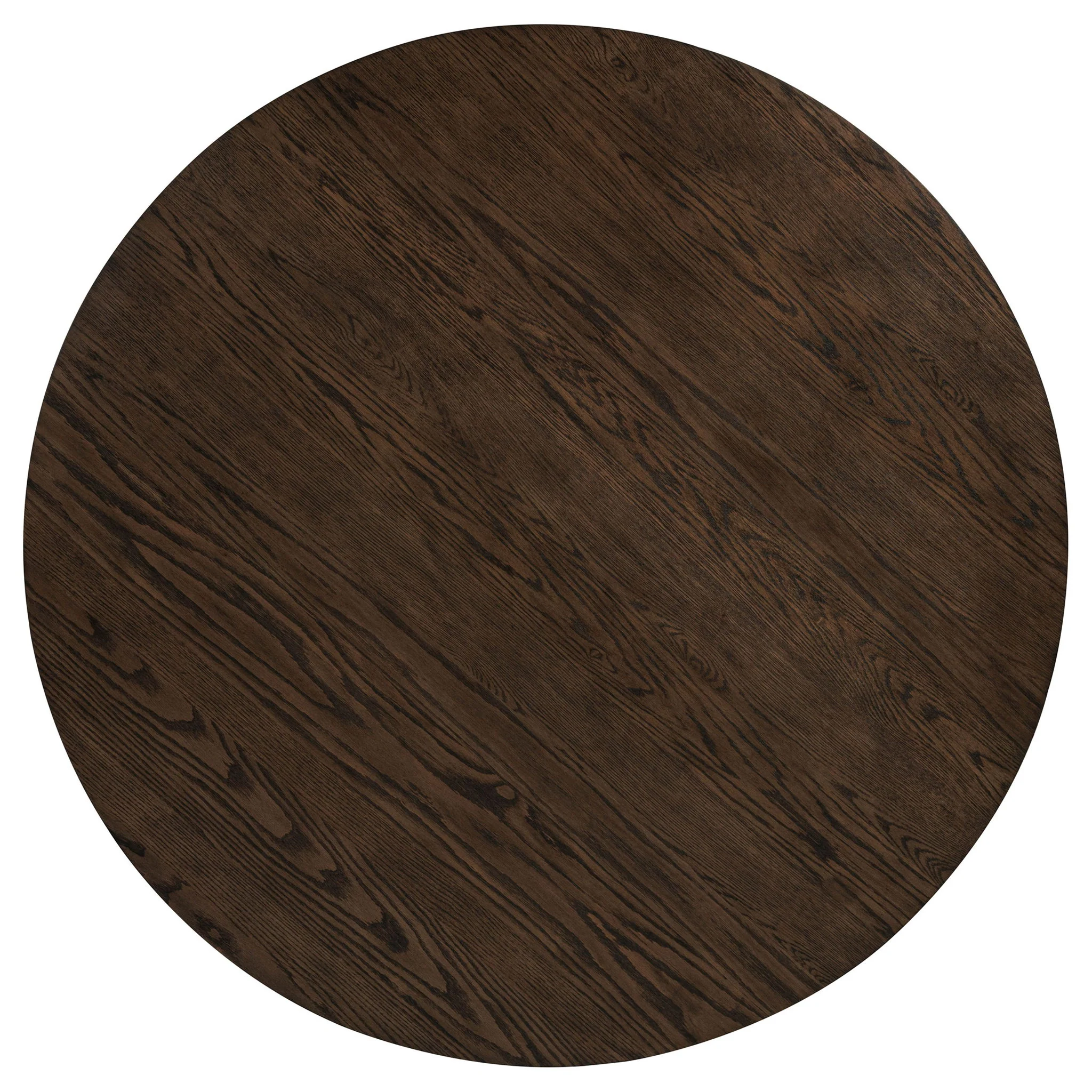 Ridgewell Round Pedestal Dining Table Dark Oak - Image 4