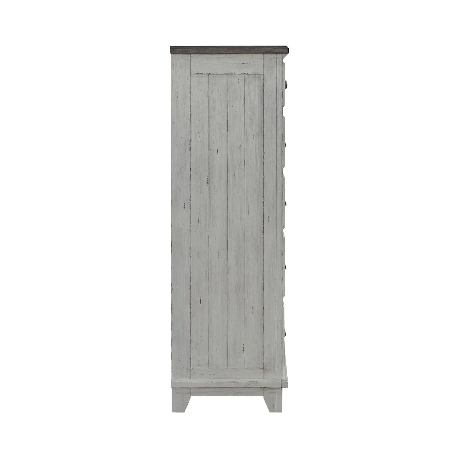 River Place - 6 Drawer Chest - Riverstone White & Tobacco - Image 4