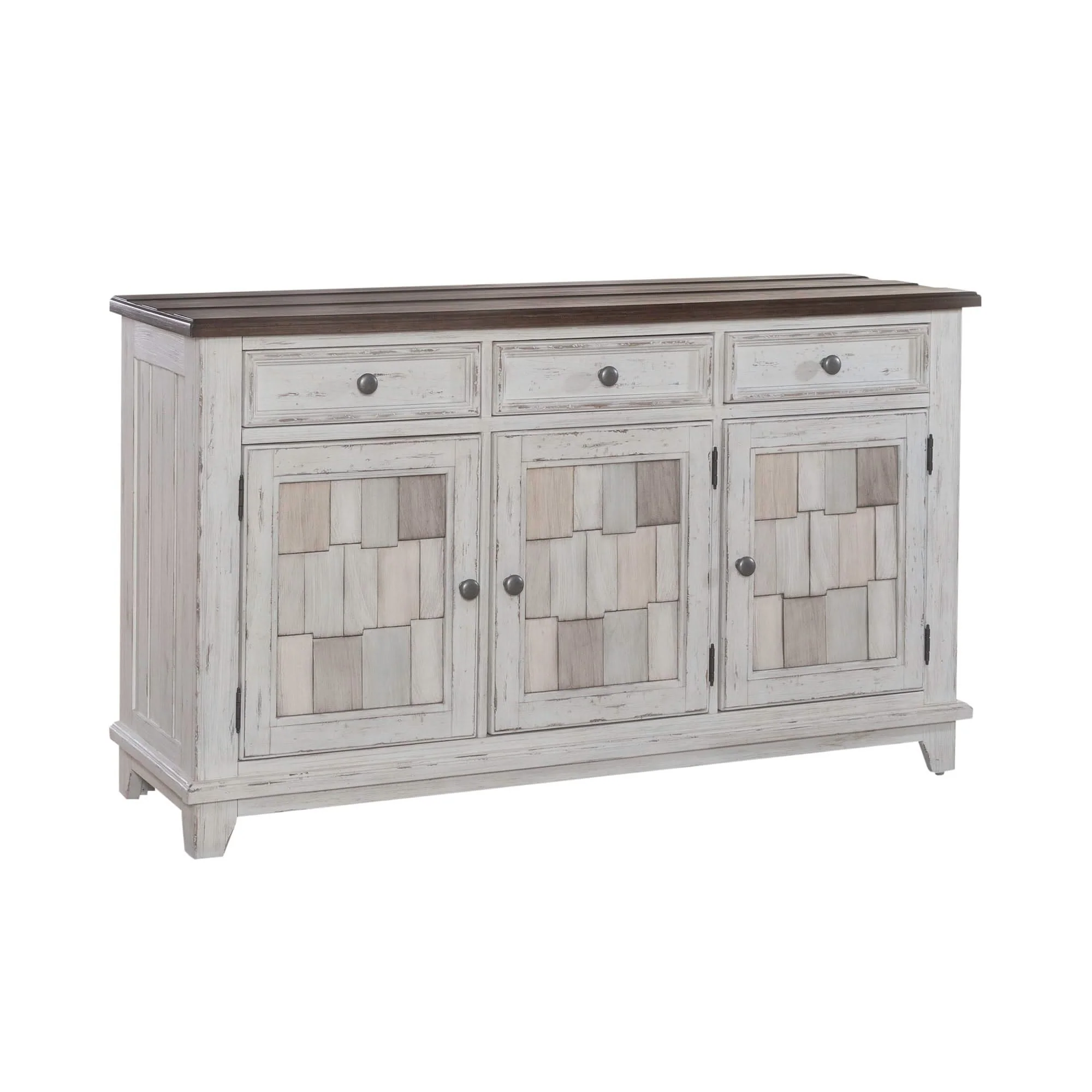 River Place - Accent Server - Riverstone White & Tobacco - Image 4