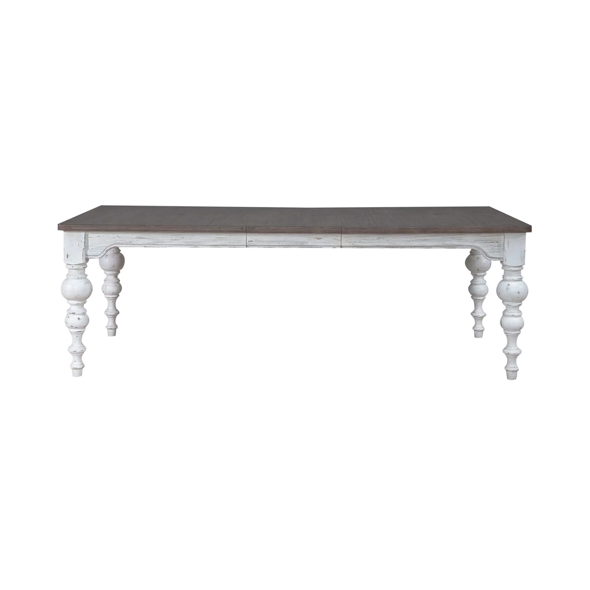 River Place - Rectangular Leg Table - Riverstone White & Tobacco - Image 4