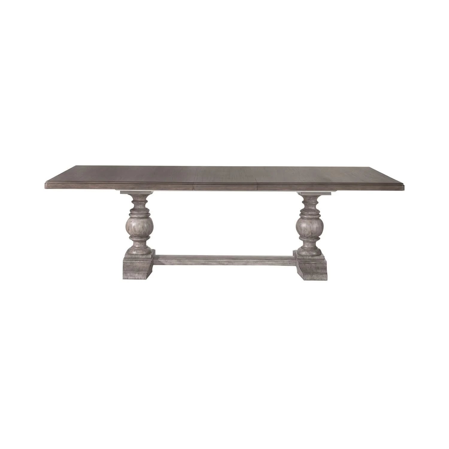River Place - Trestle Table - Riverstone Gray & Tobacco - Image 4