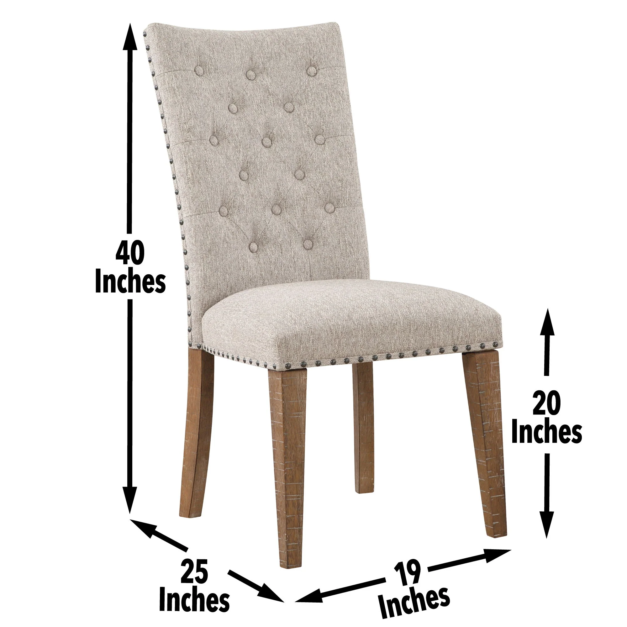 Riverdale - Side Chair - Oatmeal - Image 2