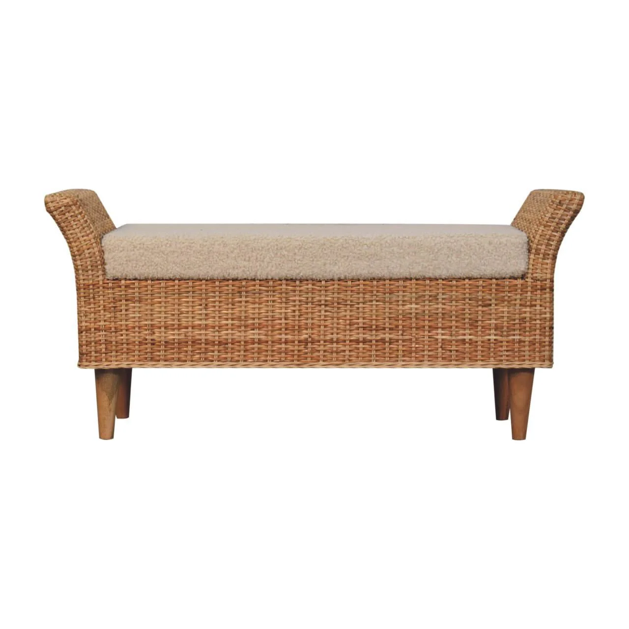 Riviera - Woven Bench - Oak - Image 4
