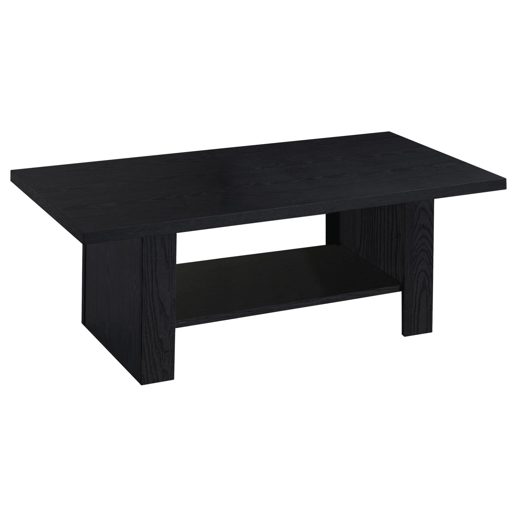 Rodez 3-piece Engineered Wood Coffee Table Set Black - Image 3