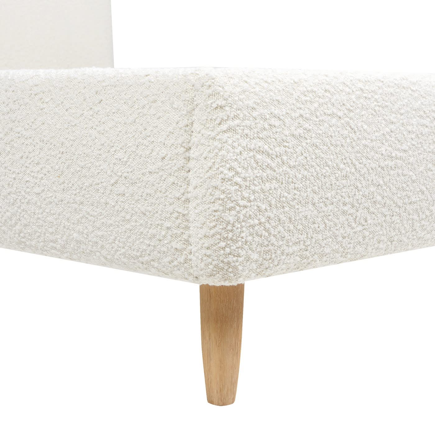 Roman - Curved Headboard Upholstered Platform Bed - Image 12