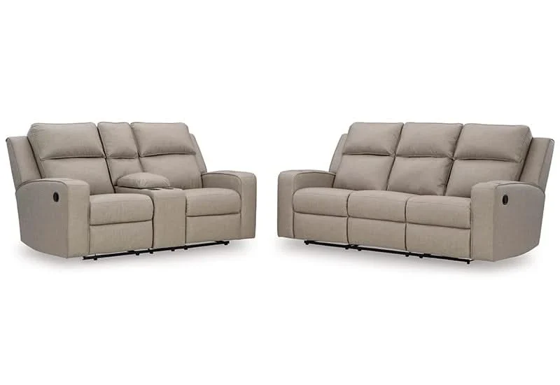 Noah Pebble Reclining Living Room – Plush Comfort in a Soft Taupe Finish - Image 3