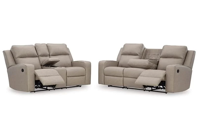 Noah Pebble Reclining Living Room – Plush Comfort in a Soft Taupe Finish - Image 4