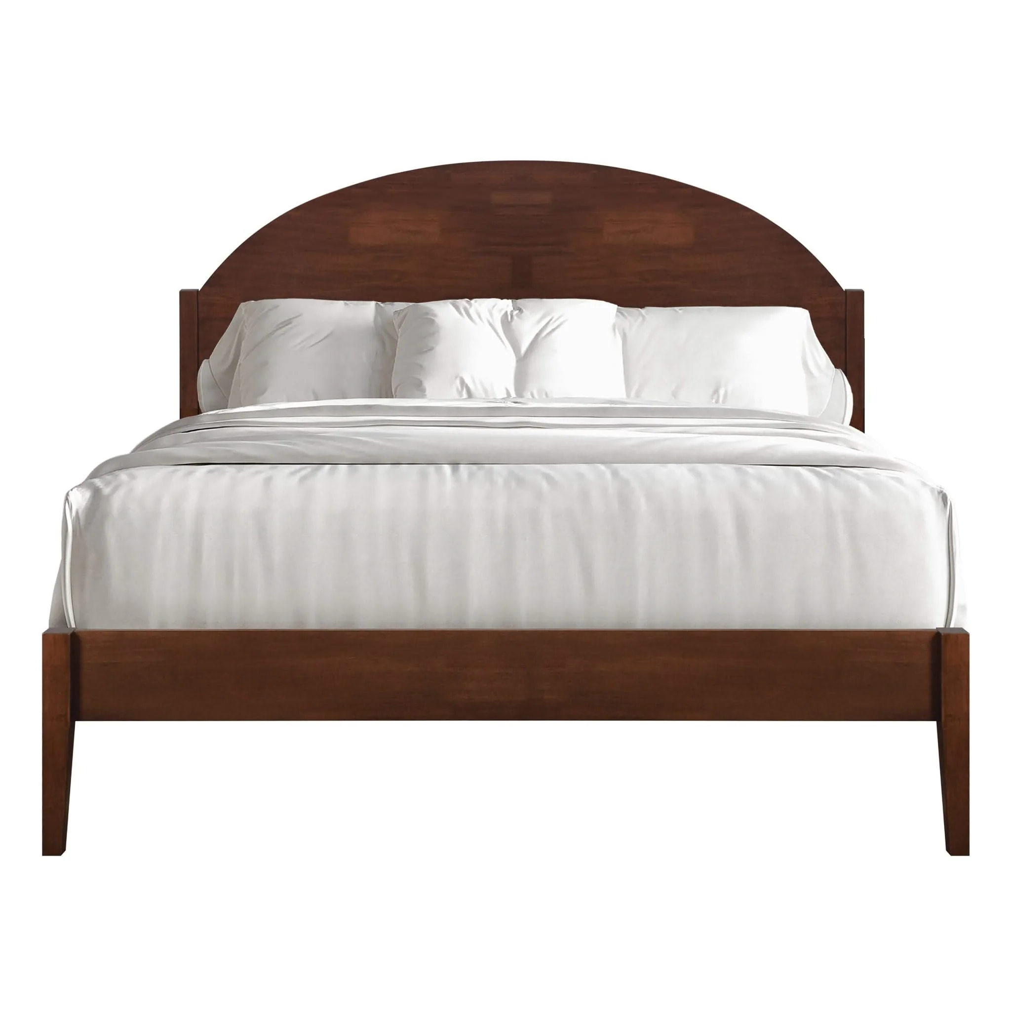 Rowland - 5/0 Queen Platform Bed Only - Walnut - Image 3