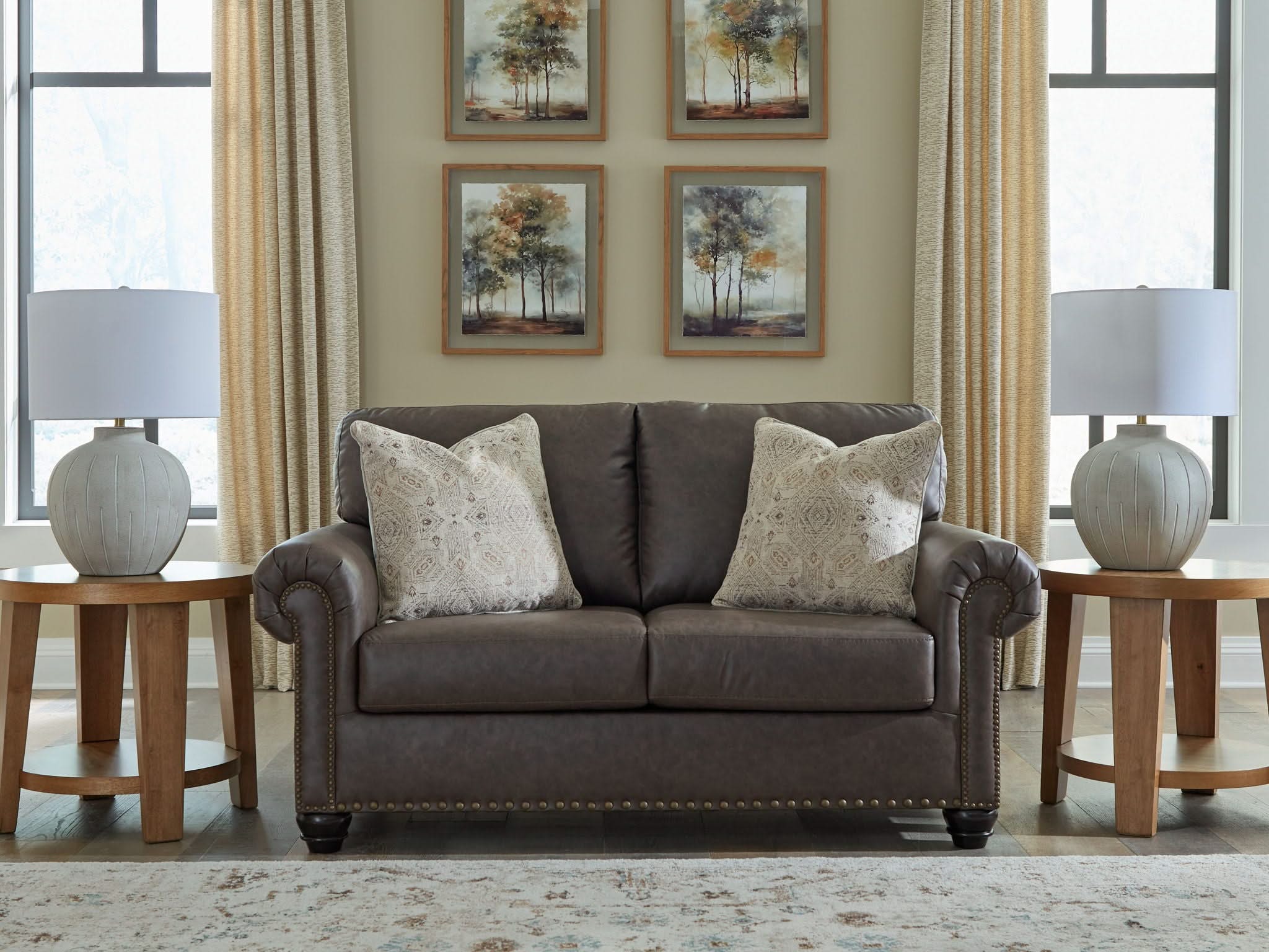 Roxmere - Loveseat - Umber - Image 4