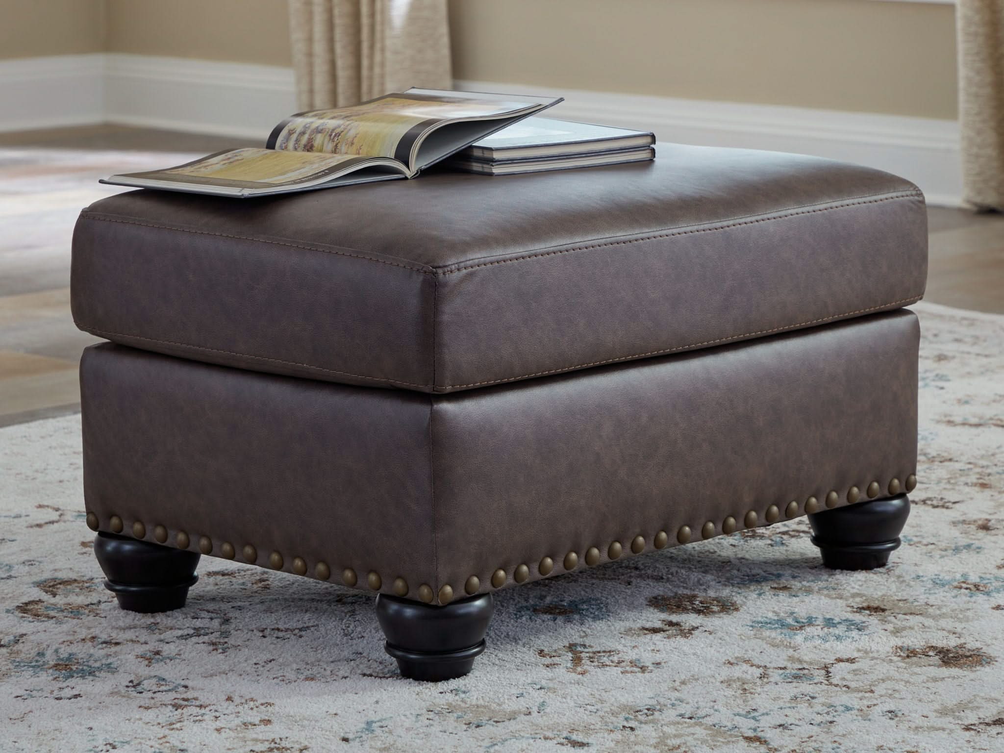 Roxmere - Ottoman - Umber - Image 3