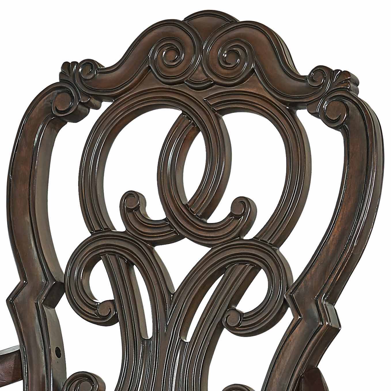 Royale - Arm Chair - Dark Brown - Image 4