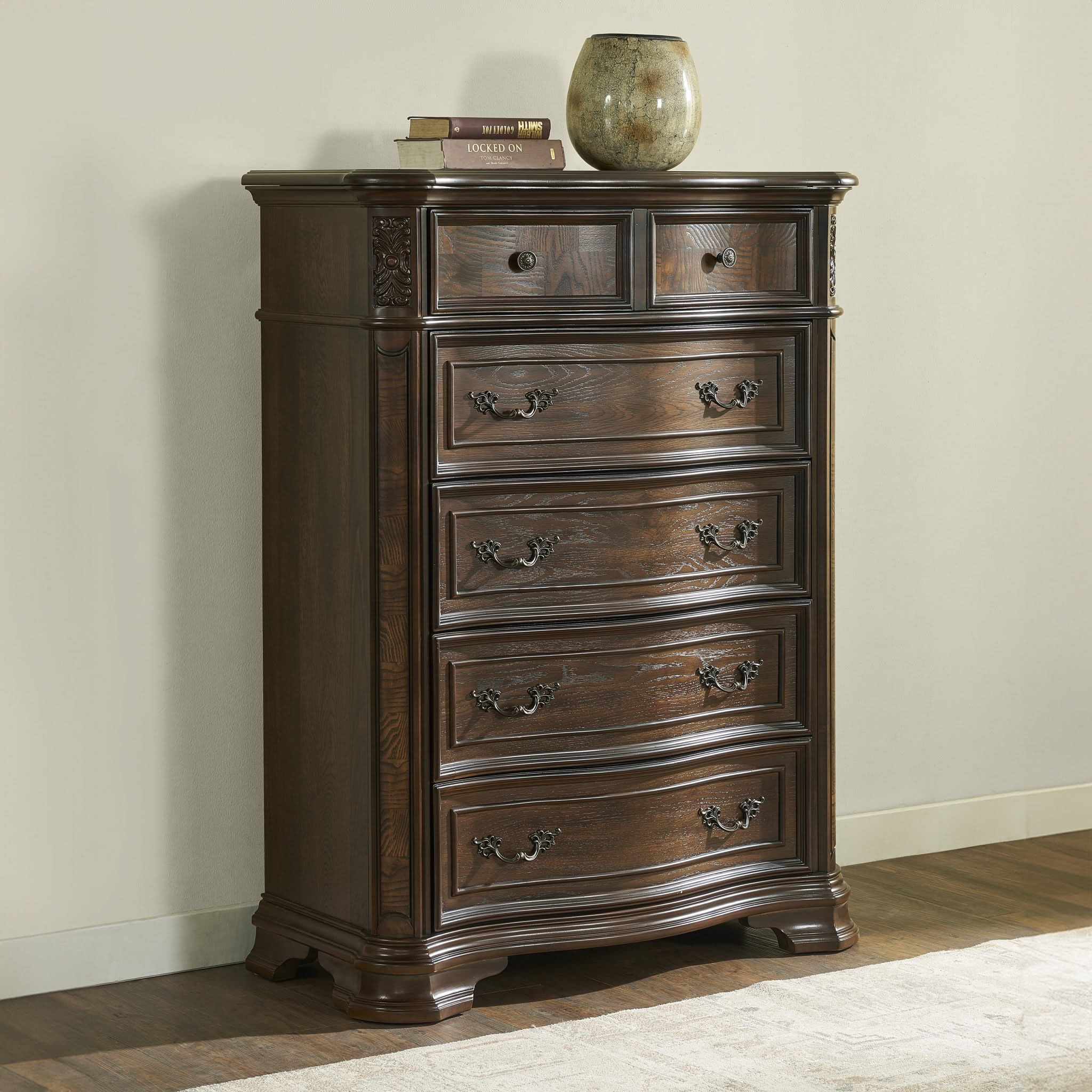 Royale - Lift Top Chest - Brown - Image 3