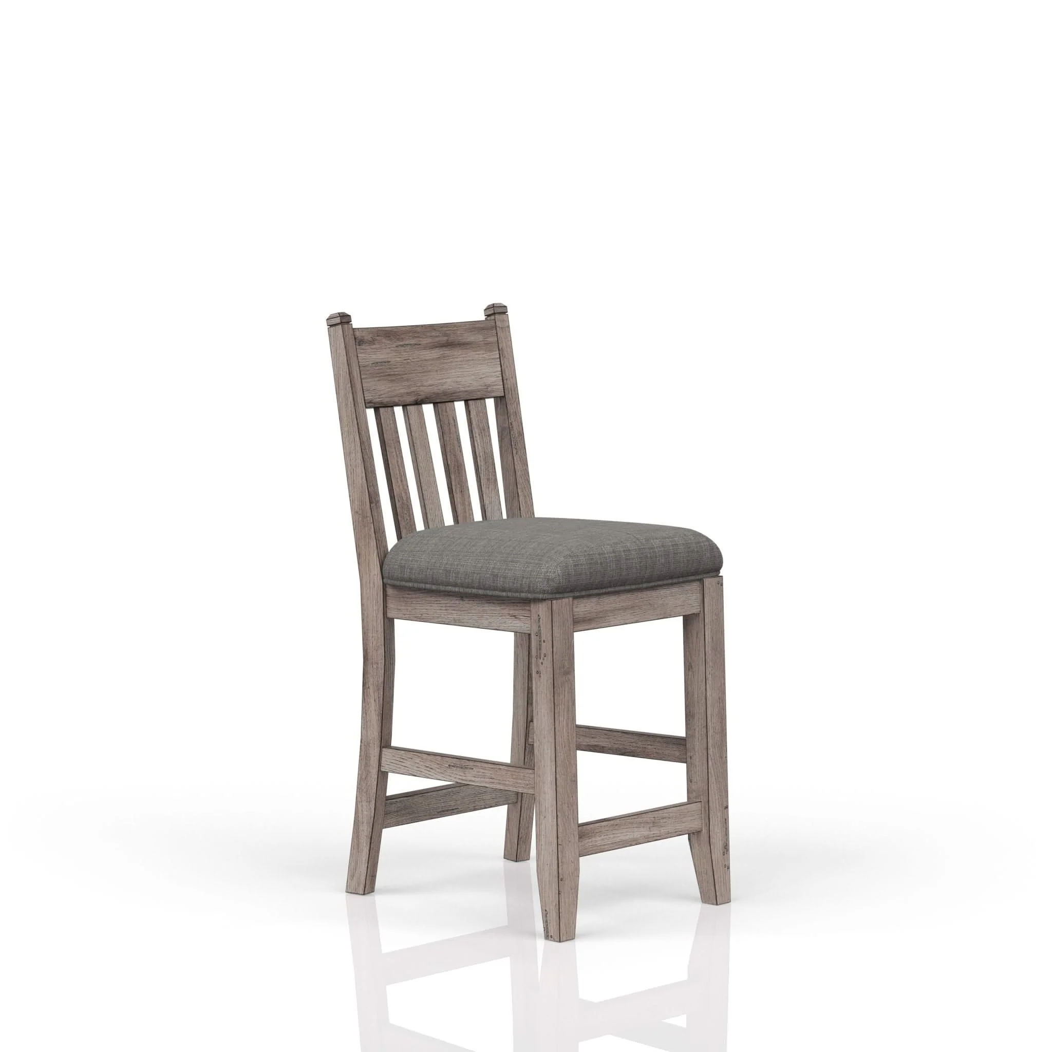 Counter Stool (Set of 2) - Gray - Image 2