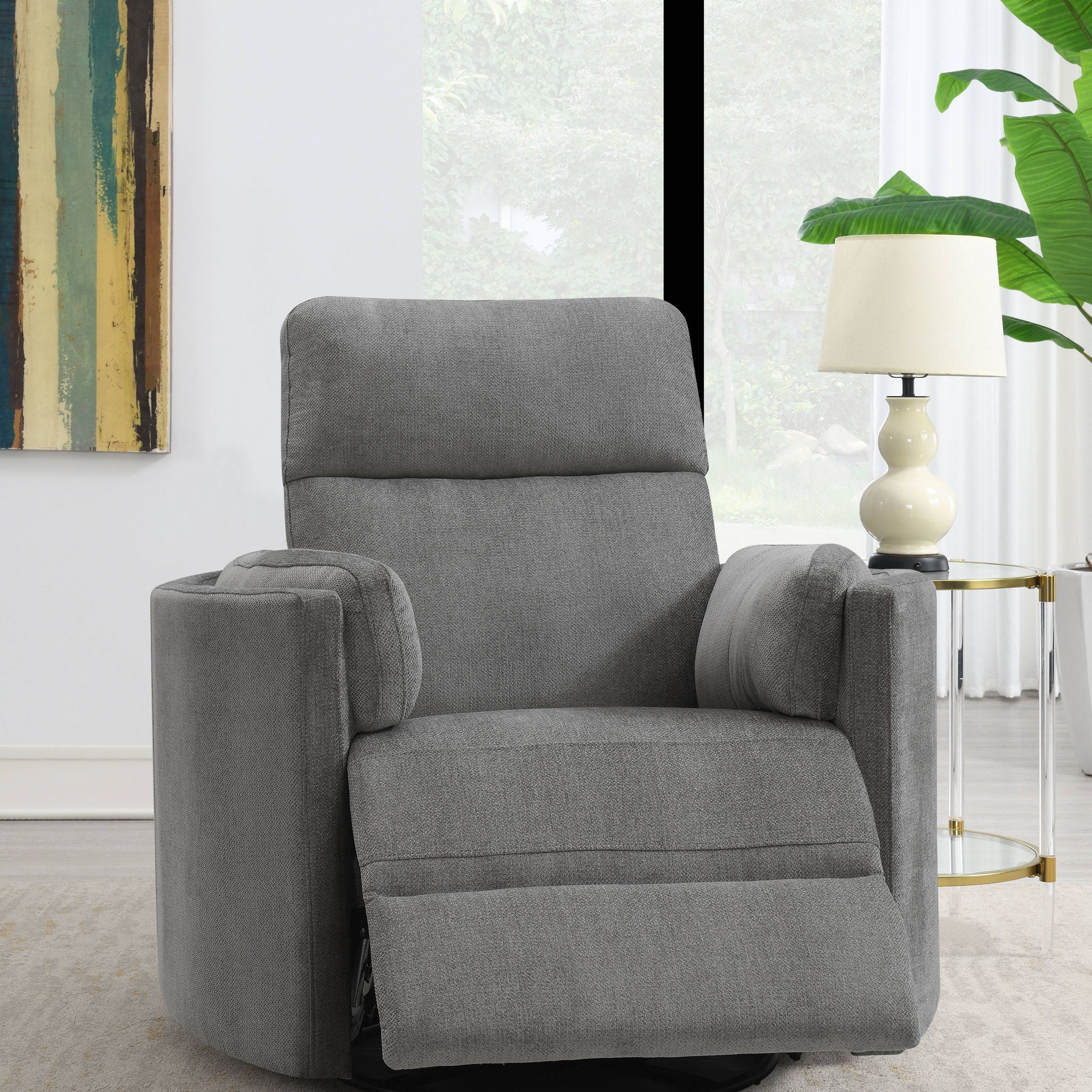 Sagen - Glider Recliner With Swivel - Image 5