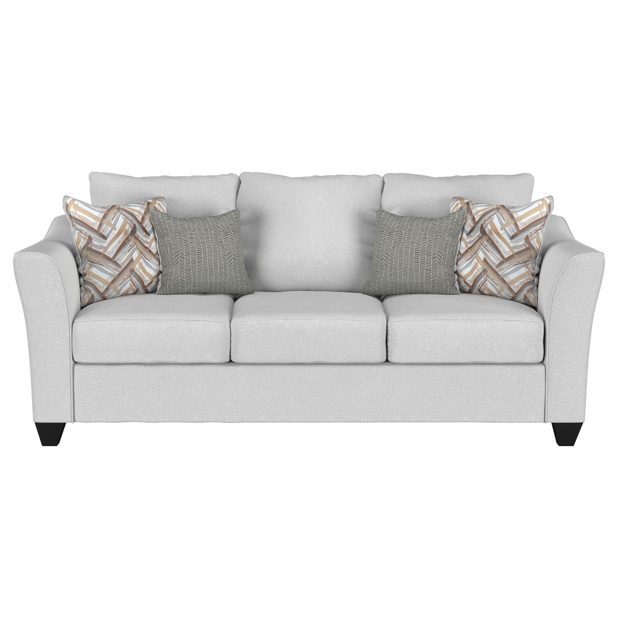 Salizar 2-piece Upholstered Flared Arm Sofa Set Sand - Image 3
