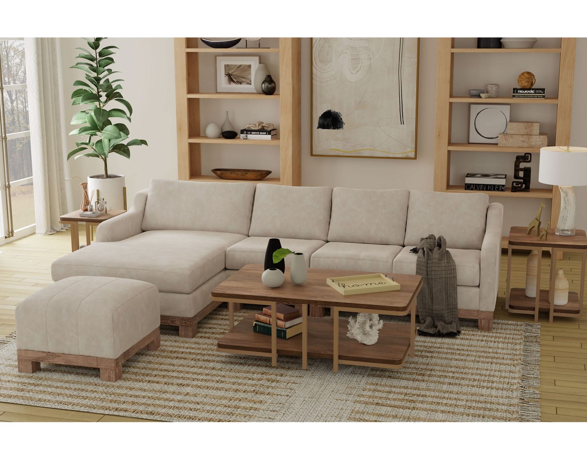 Samba - LAF Loveseat - Light Gray - Image 2