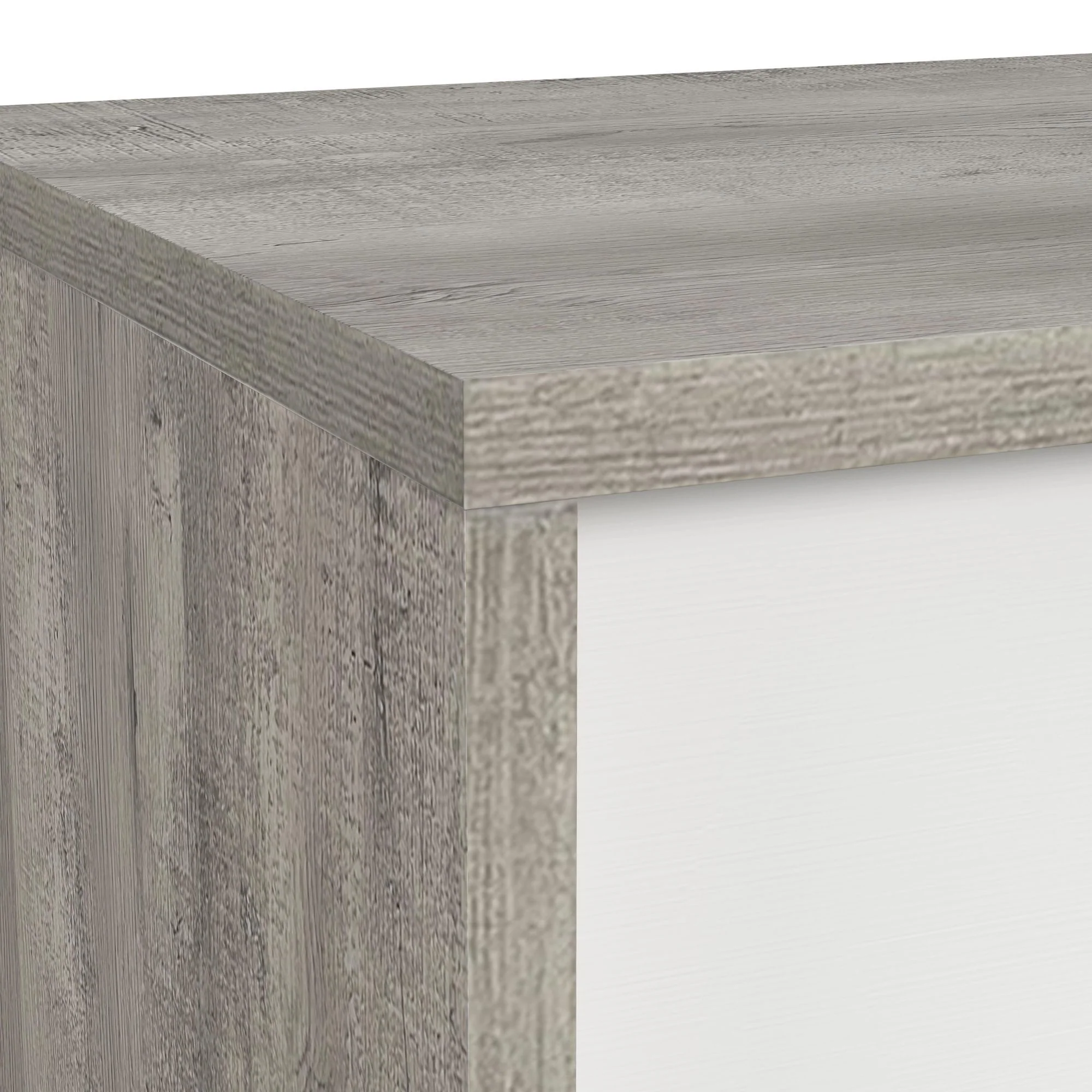 San Matteo - 2-Drawer Nightstand With USB - Gray - Image 3