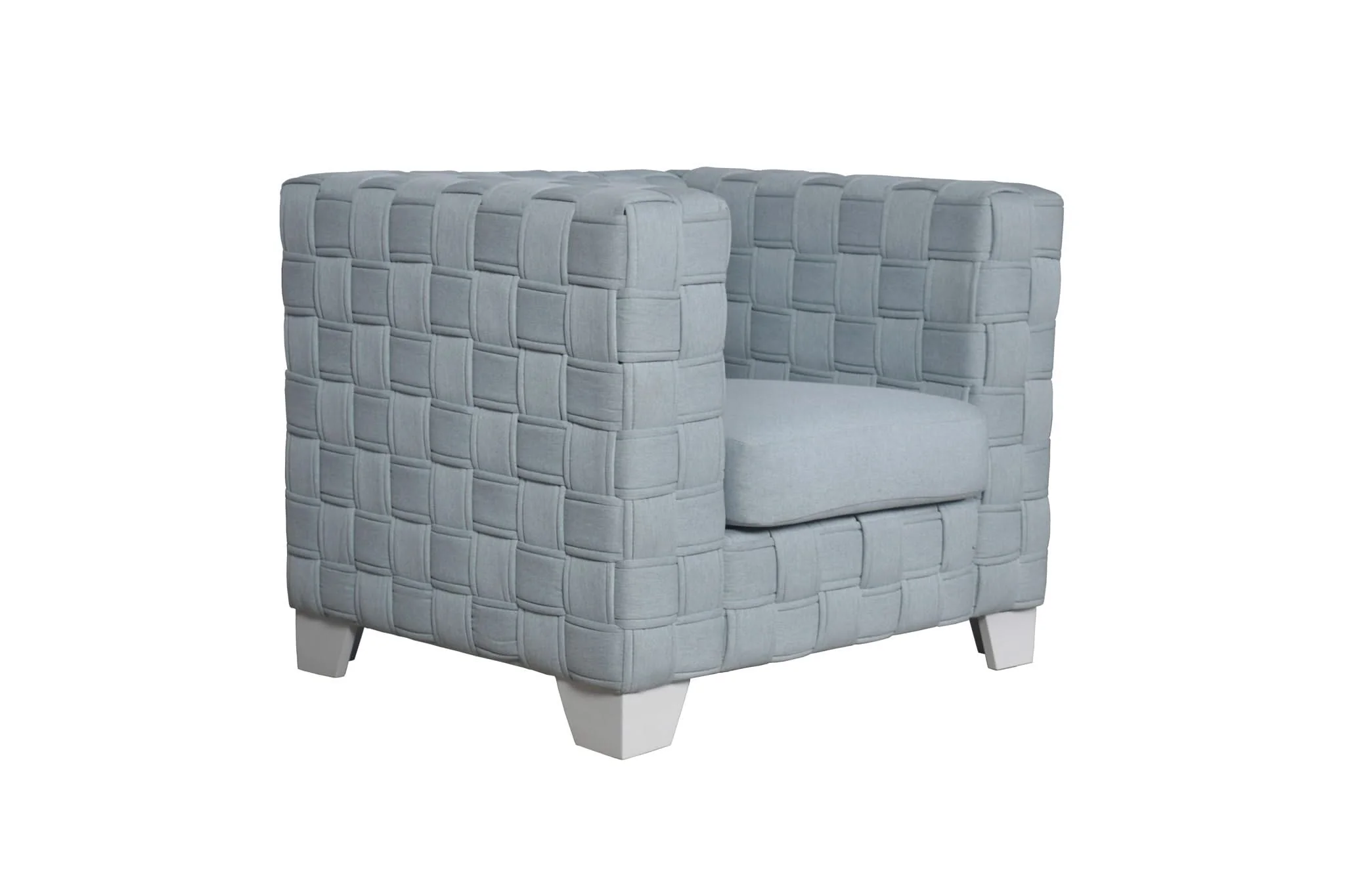Saree - Chenille Chair - Light Blue - Image 2