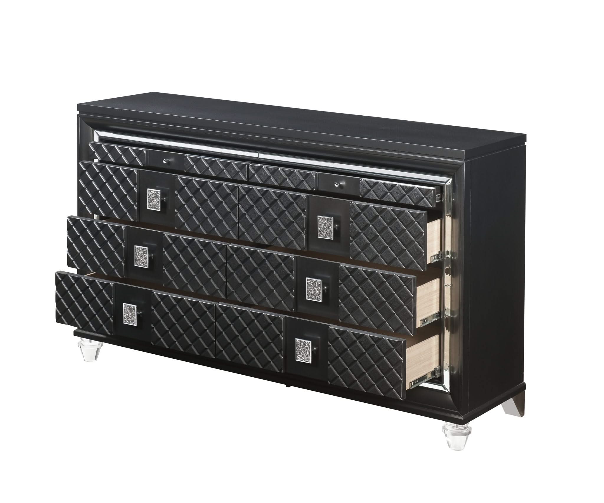 Sawyer - Metallic Dresser - Gray - Image 4