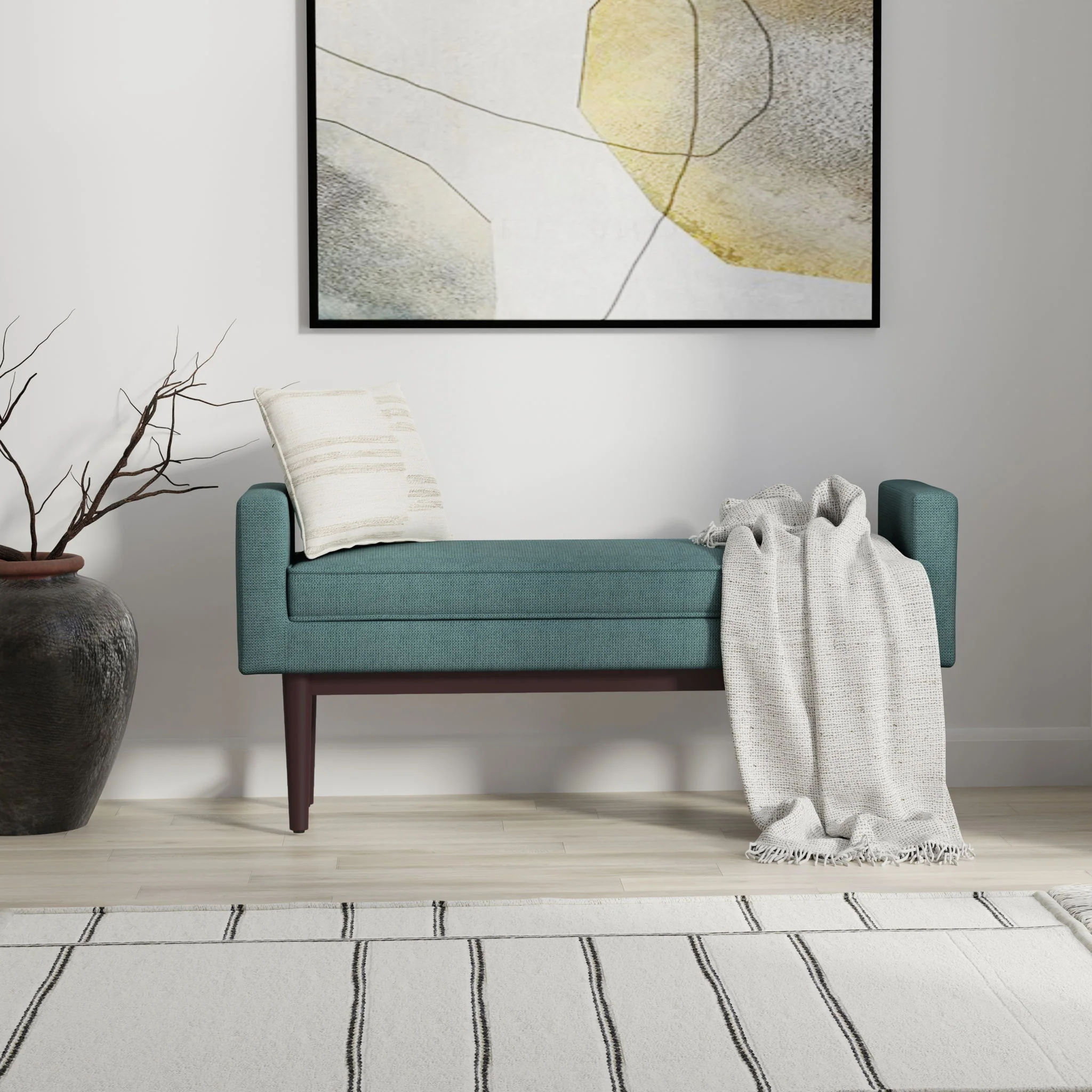 Scott - Upholstered Ottoman Bench - Image 6