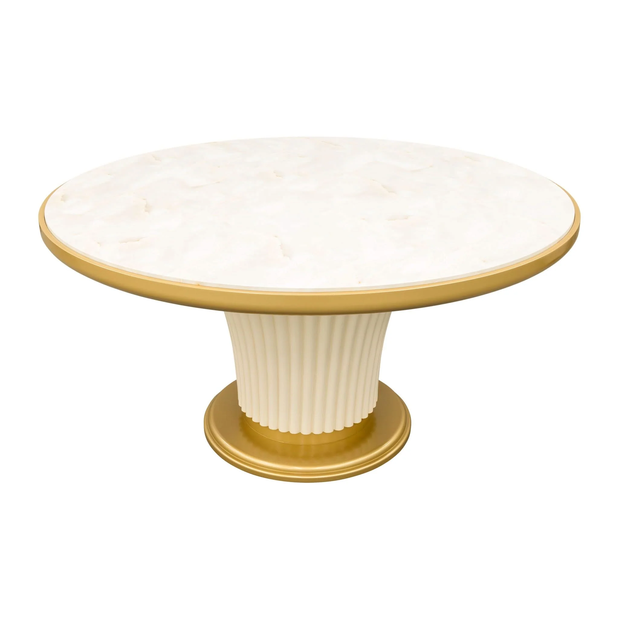 Scotts Square - Round Dining Table - Light Champagne - Image 3