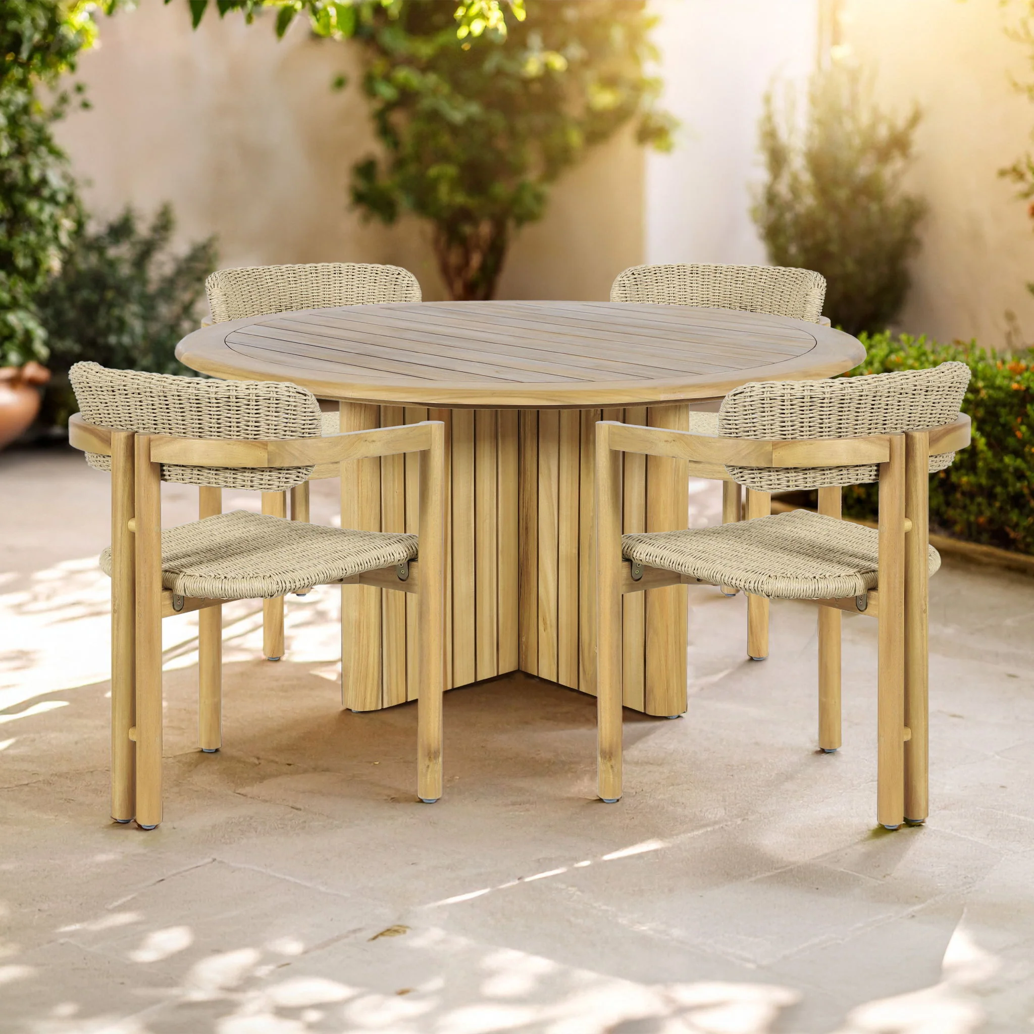 Sedona - Round Patio Dining Set - Image 4