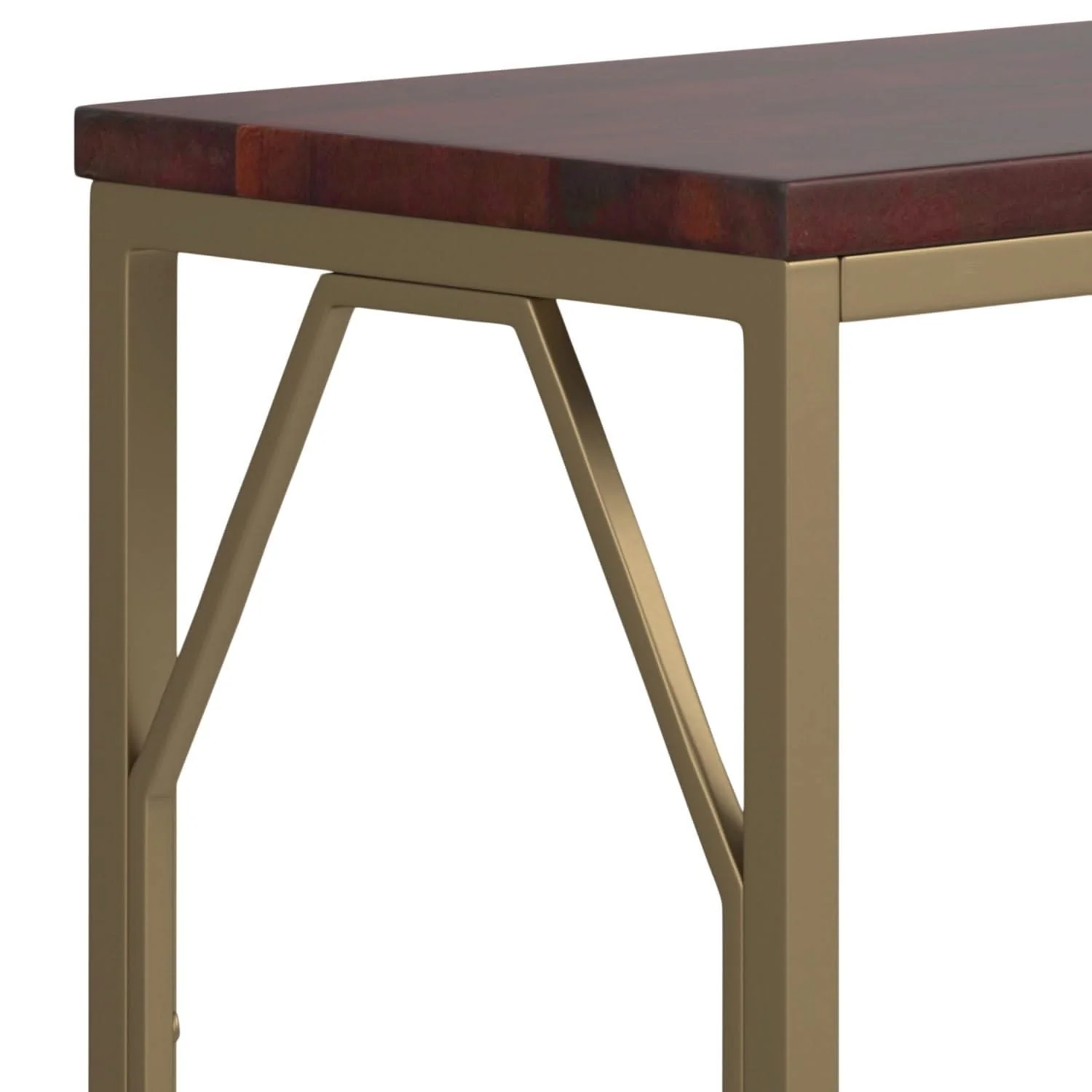 Selma - Handcrafted Metal And Wood Accent Table - Image 8