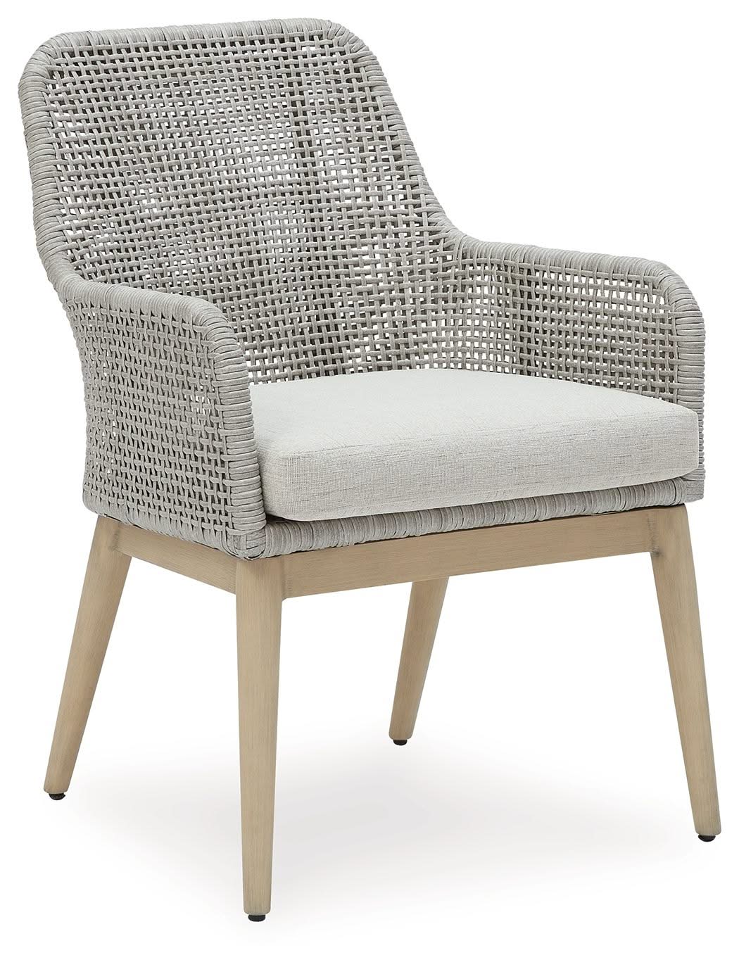 Seton Creek - Arm Chair With Cushion (Set of 2) - Gray - Image 2